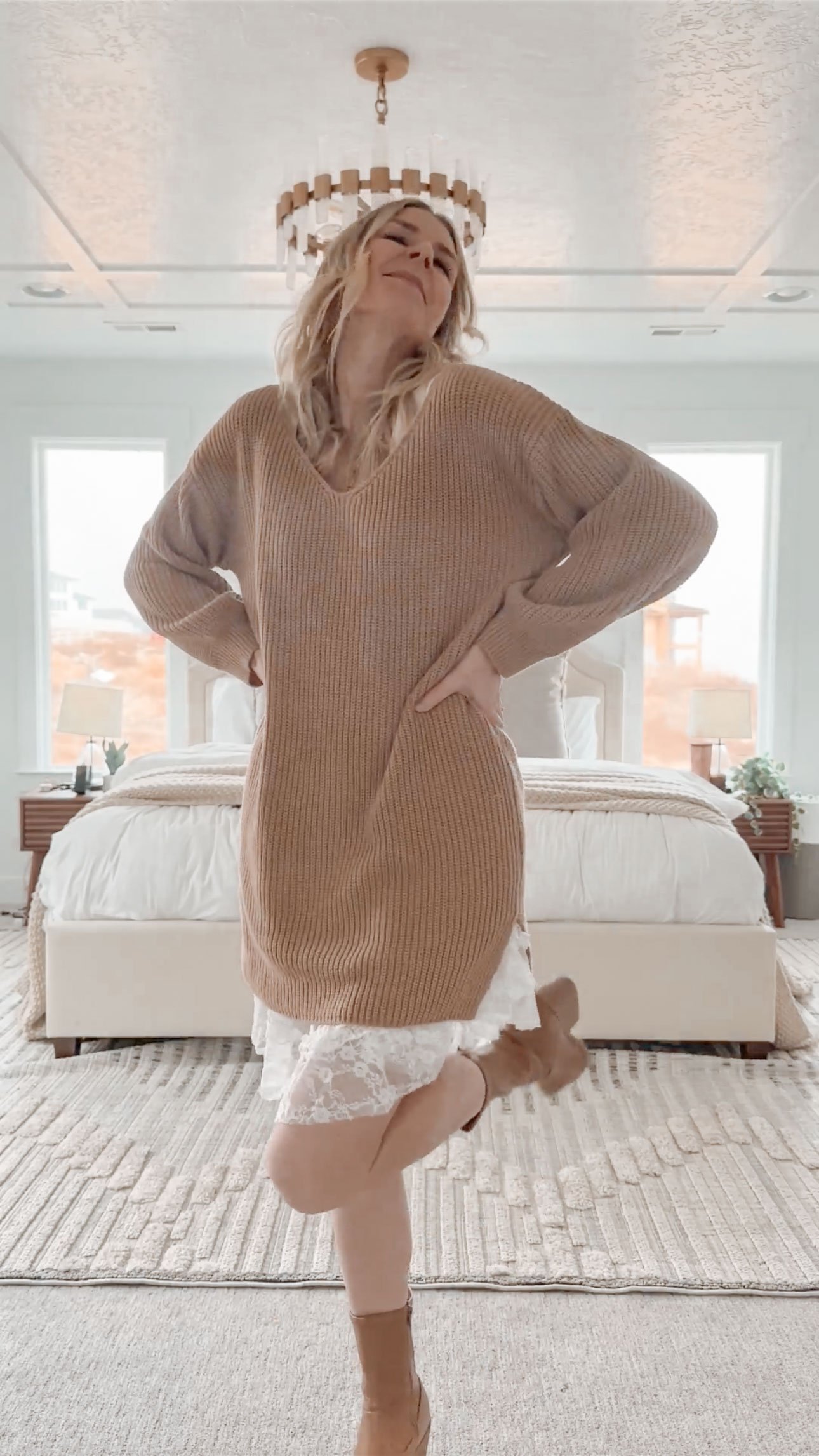Lace Slip Dresses  Dress Up Any Sweater — The Overwhelmed Mommy Blog