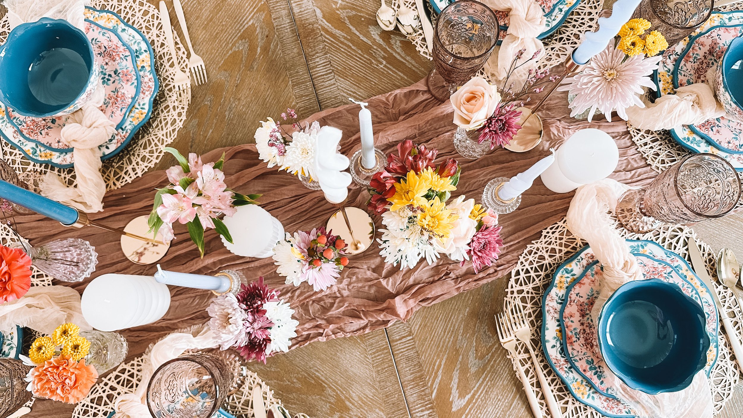 Easter Brunch-Baby Shower-Mother's Day Table Ideas