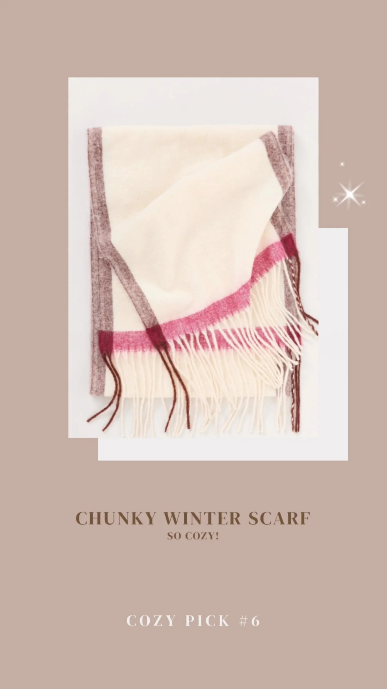 Warm Winter Scarf Gift