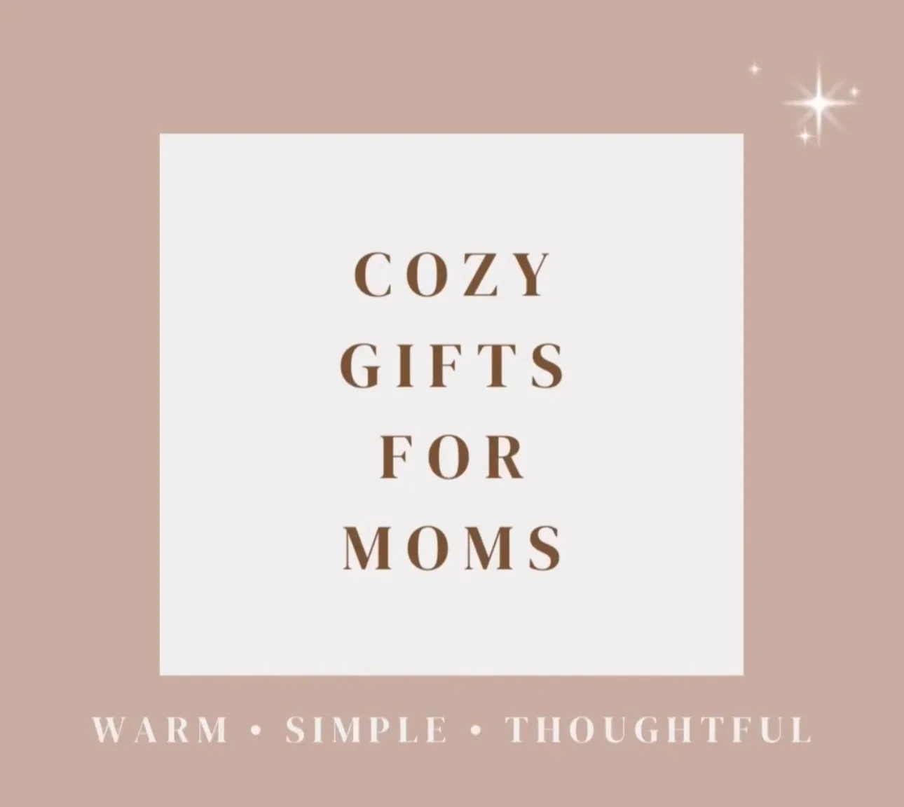 Cozy Gift Guide for Moms