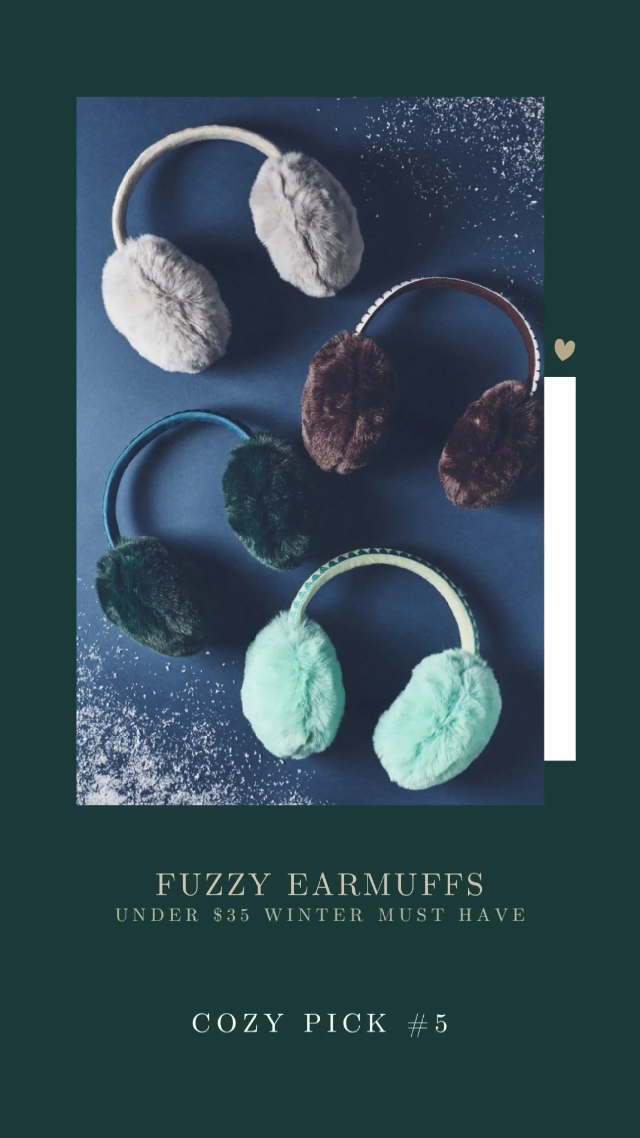 Fuzzy Earmuffs Winter Gift