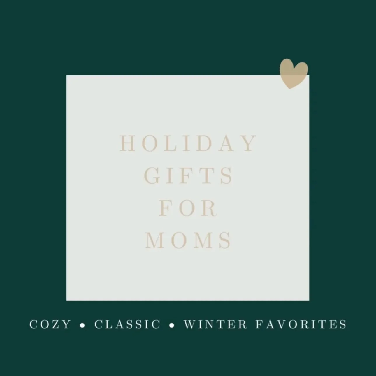 Holiday Gifts for Moms