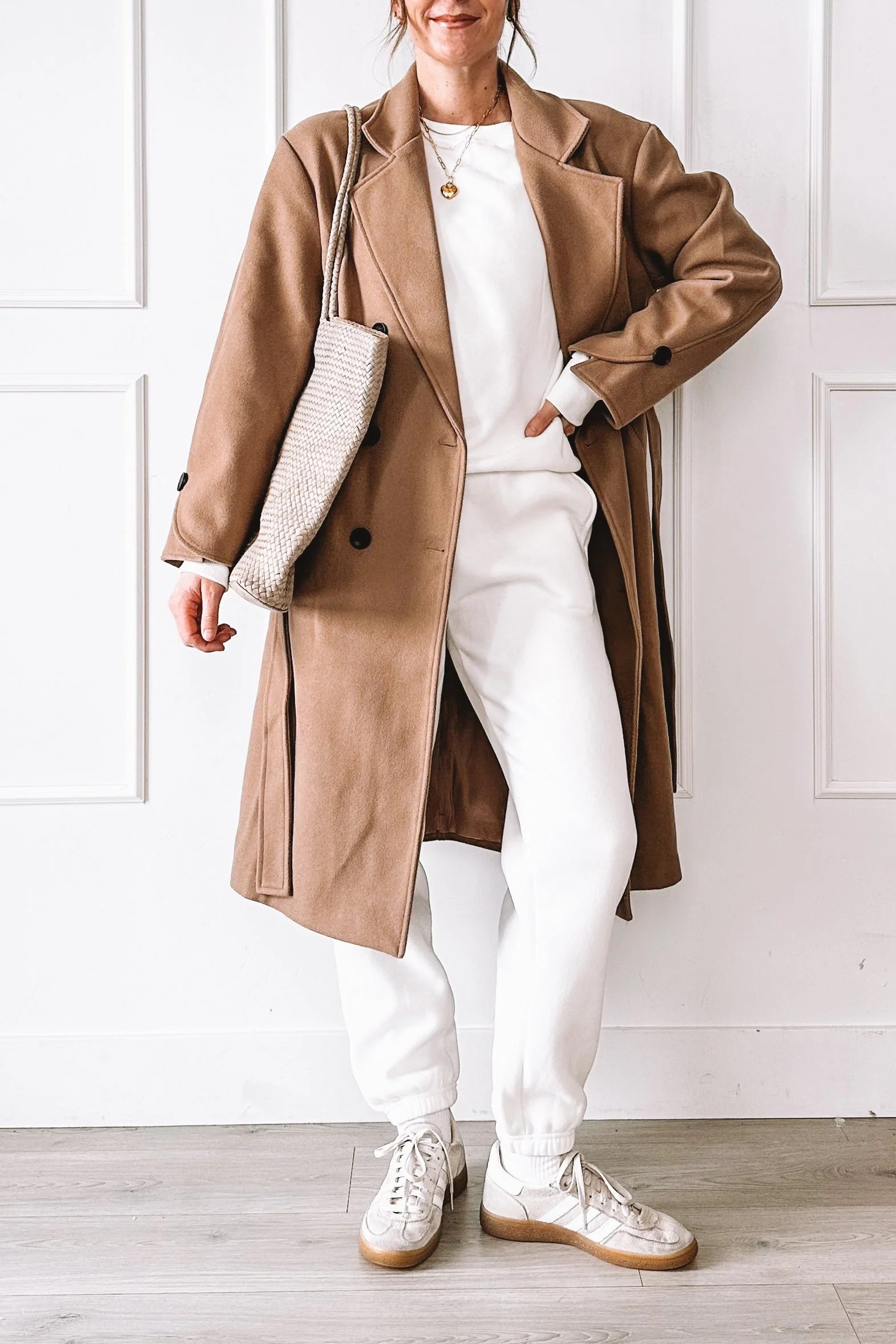 An Elevated Winter Sweatsuit Outfit for Cold, Cloudy Days