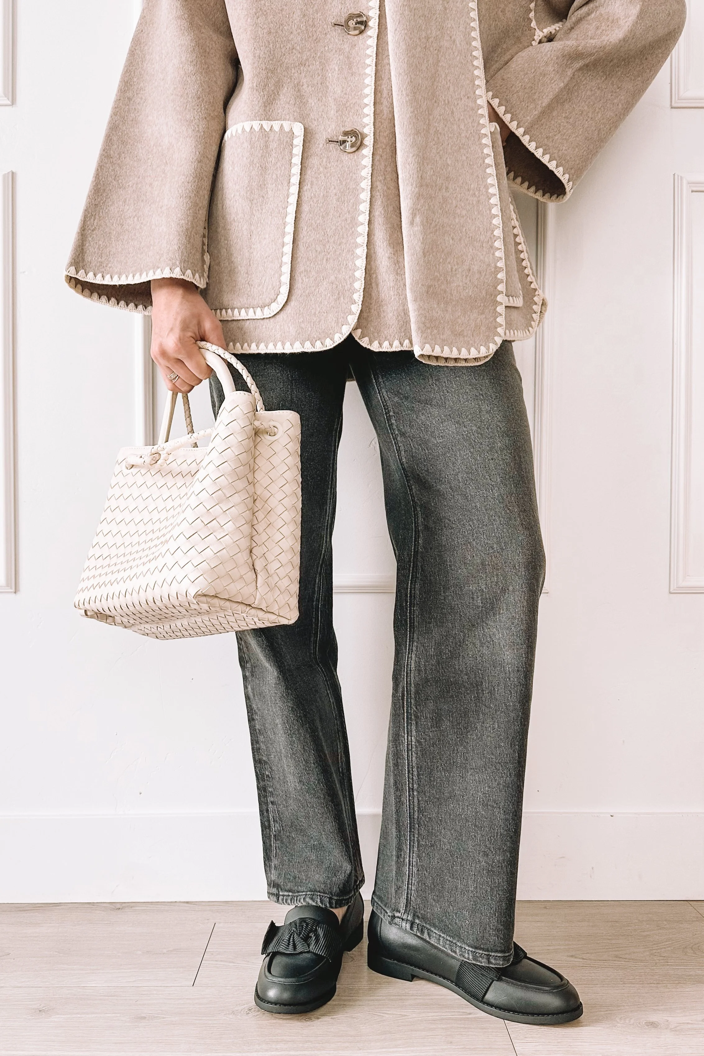 casual mom outfit quince