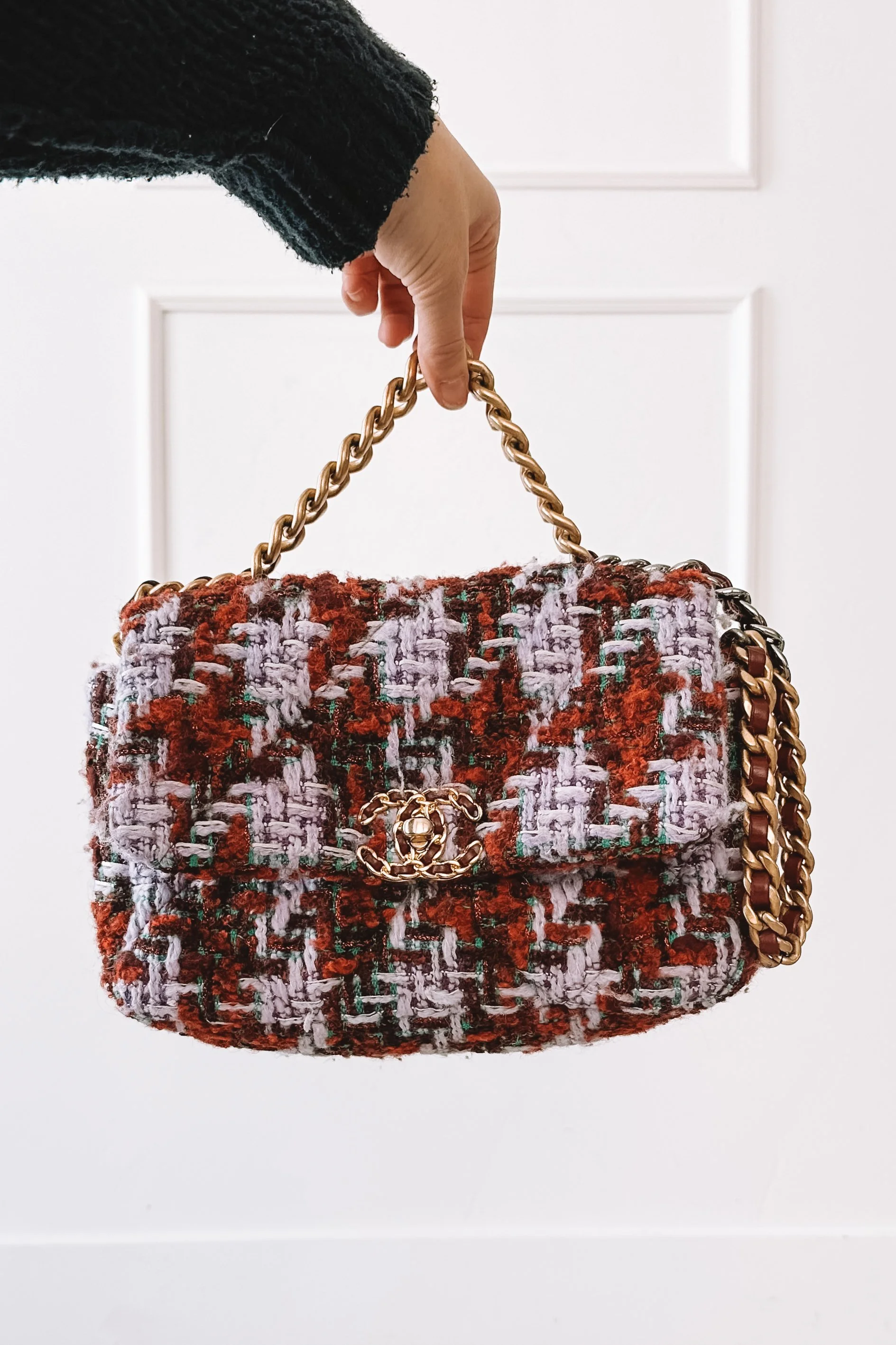 Casual everyday mom outfit with designer bag