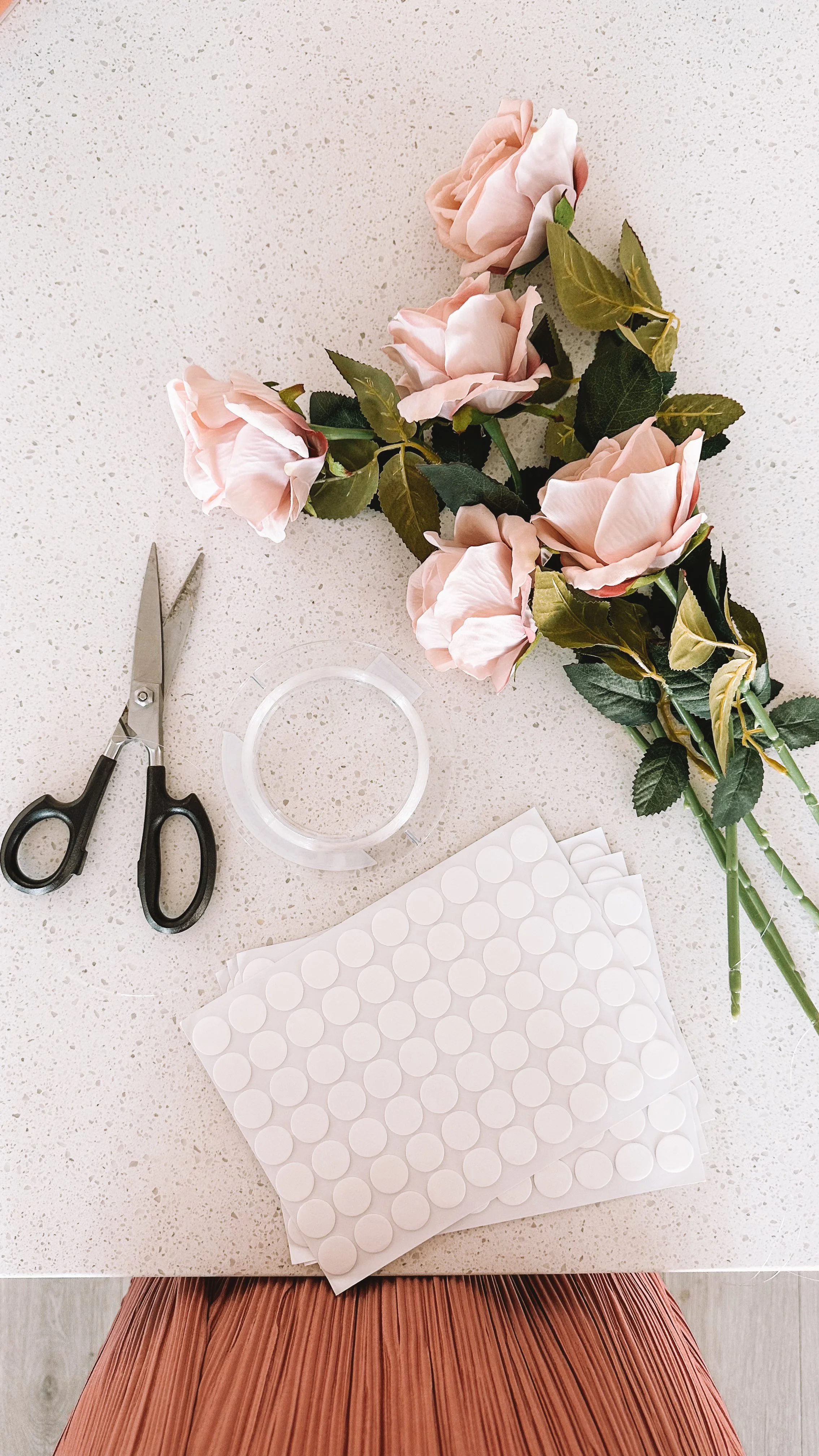 Valentine’s Day Table Decor With Hanging Floral Centerpiece