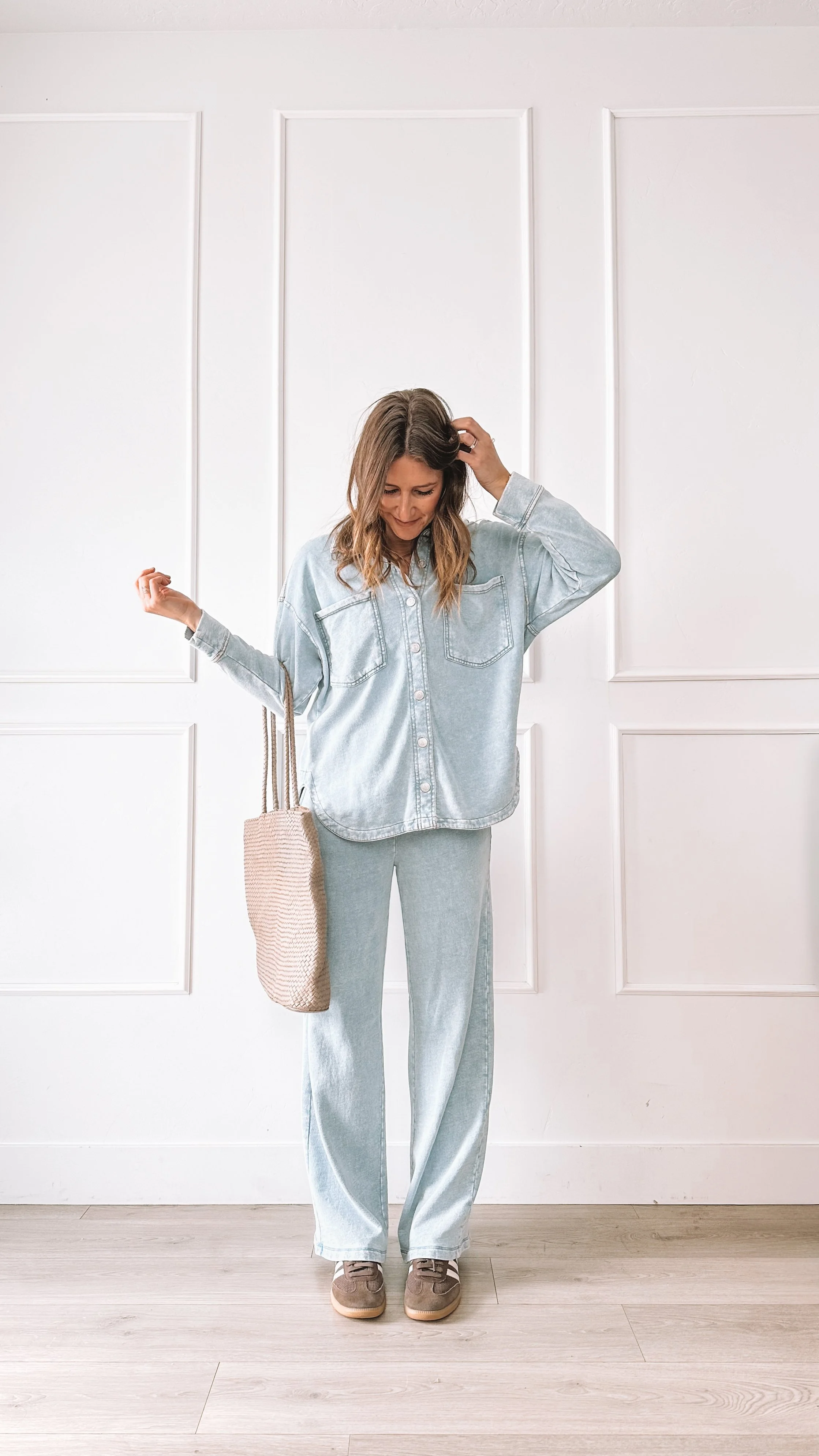 comfy but put together everyday outfit with matching set