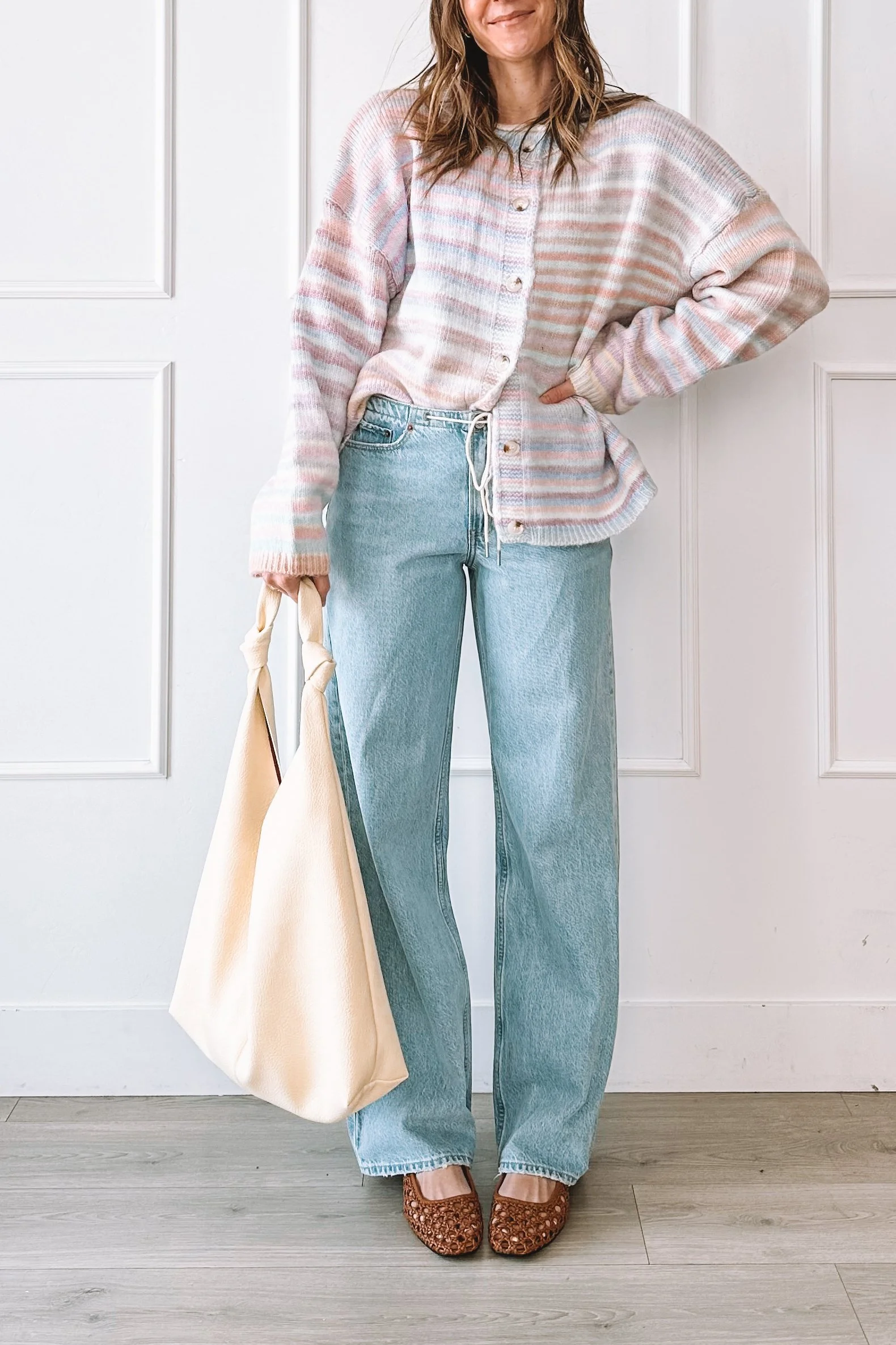 Winter to Spring Outfit That Still Feels Cozy but Fresh