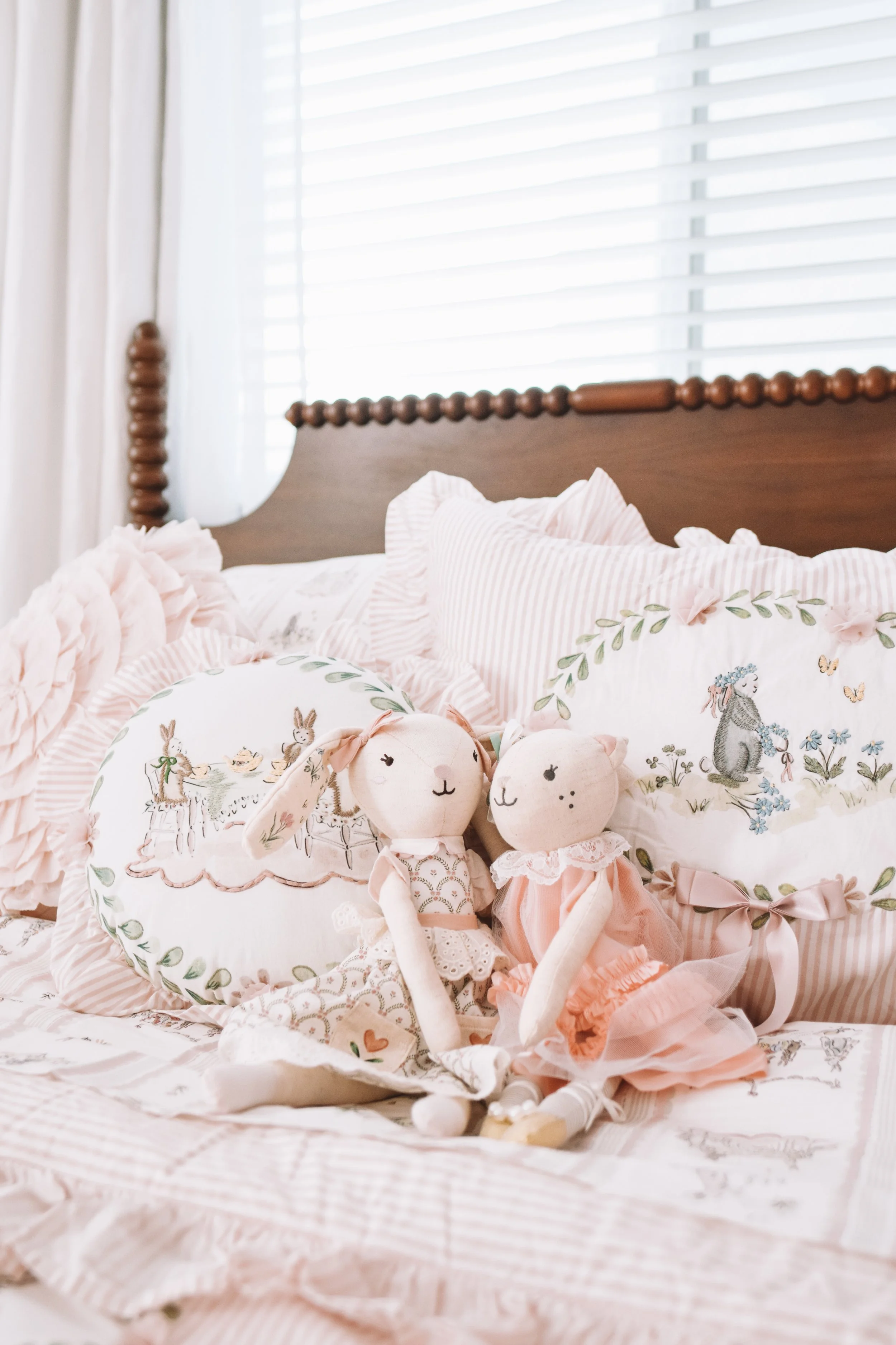 Ava pink girls Easter bedroom Pottery Barn Kids bedding