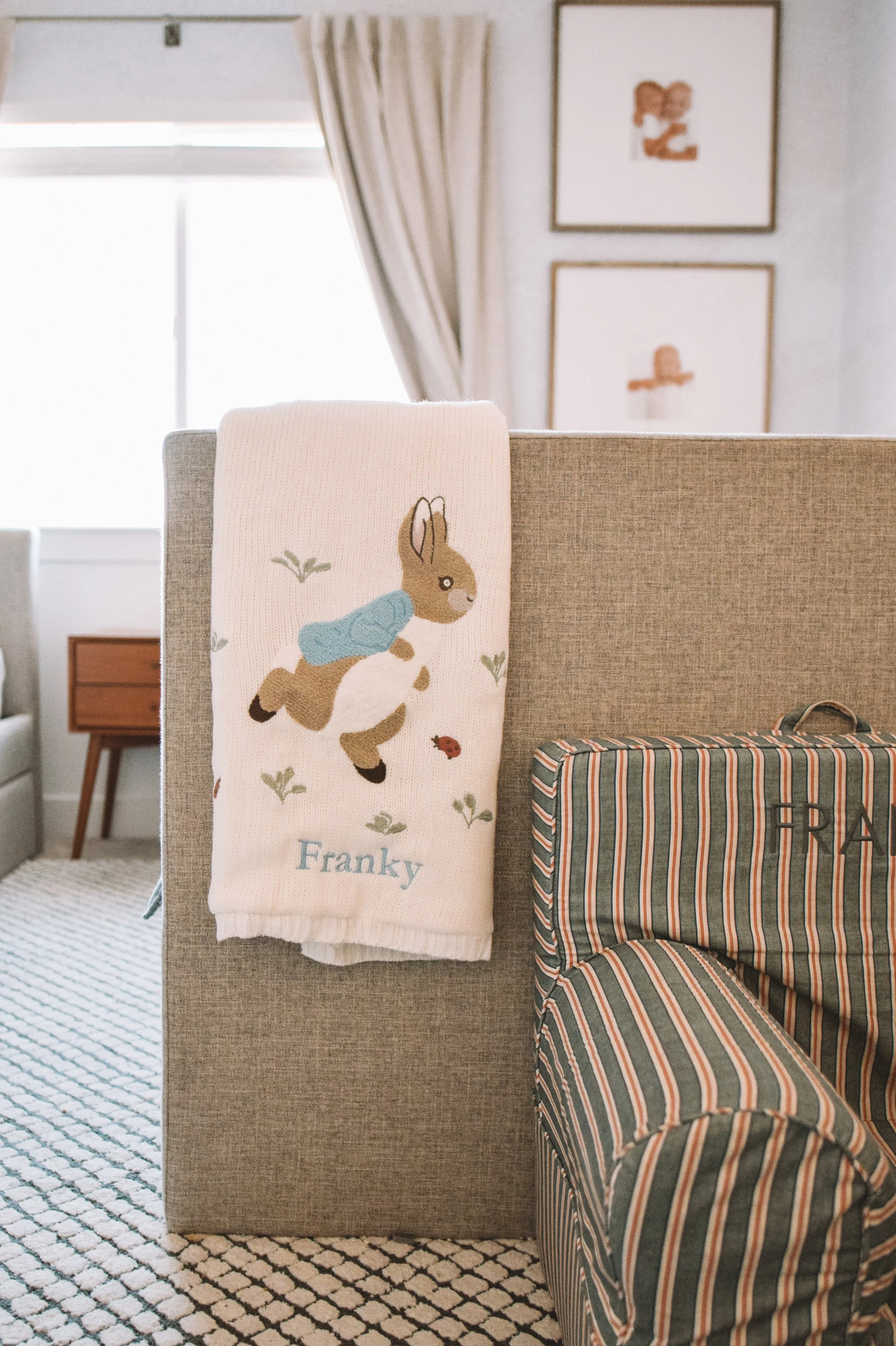 Franky Hayes boys shared Easter bedroom Pottery Barn Kids