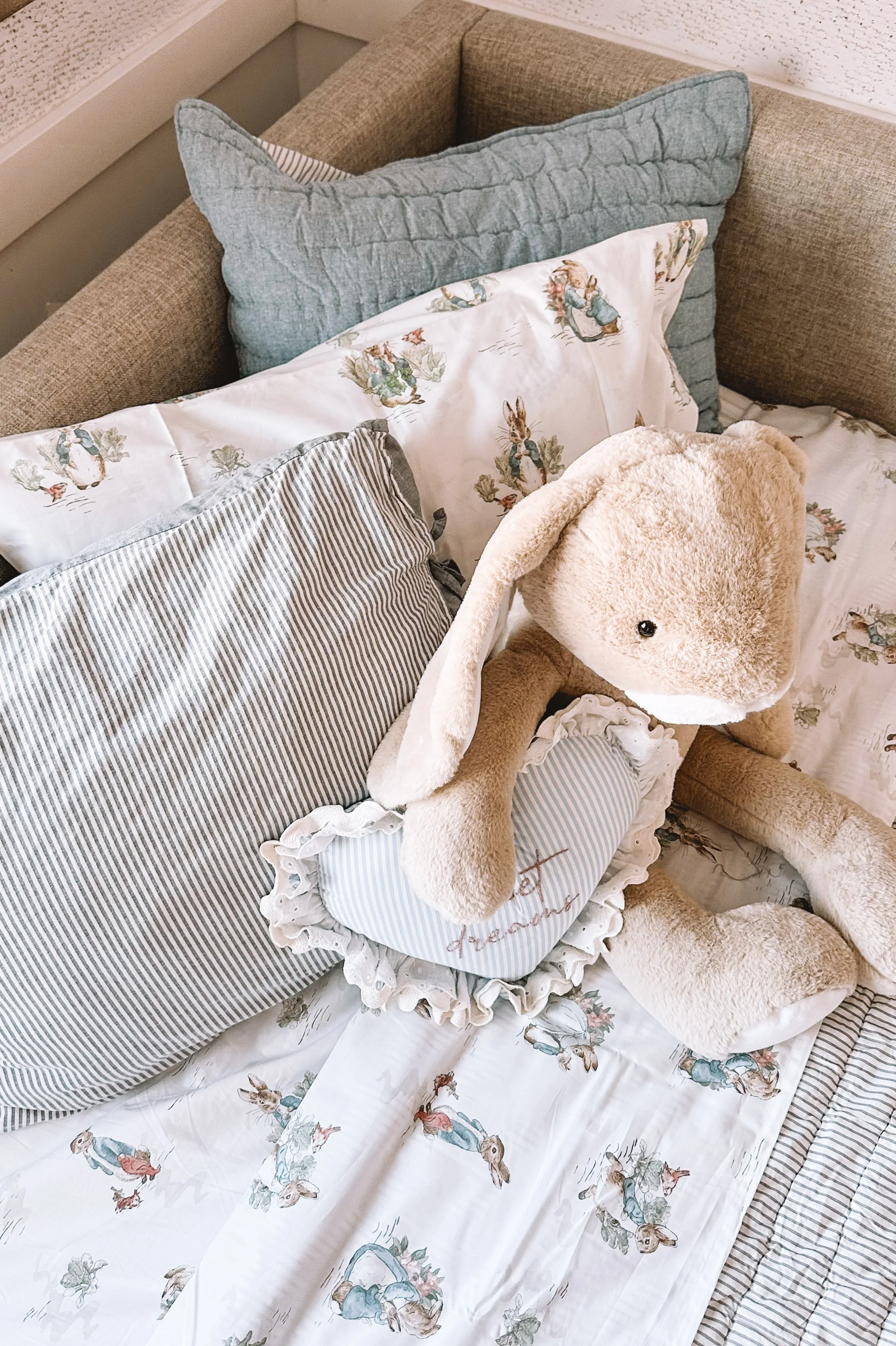 Franky Hayes boys shared Easter bedroom Pottery Barn Kids