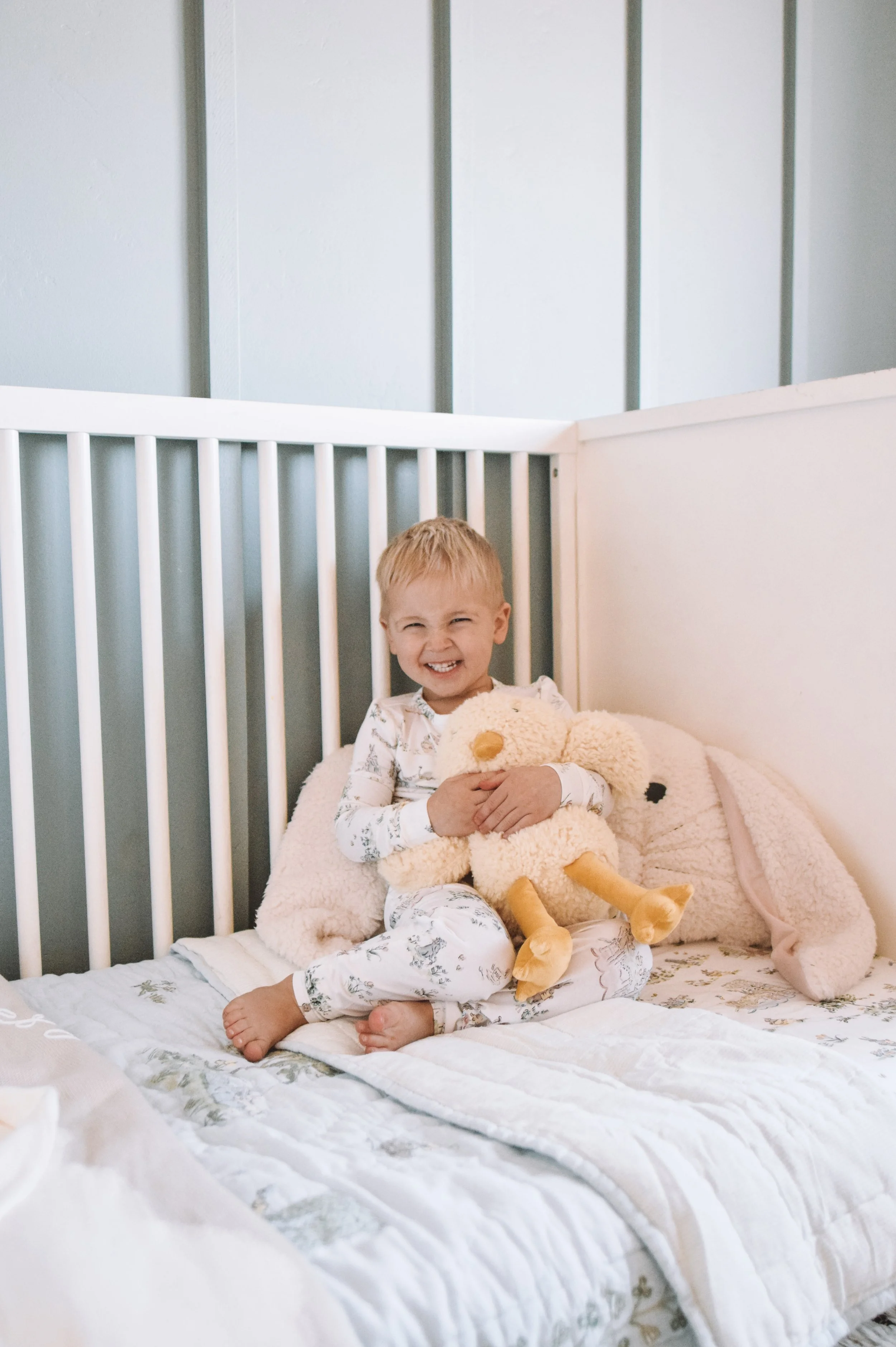 Macallen toddler Easter crib bedding Pottery Barn Kids