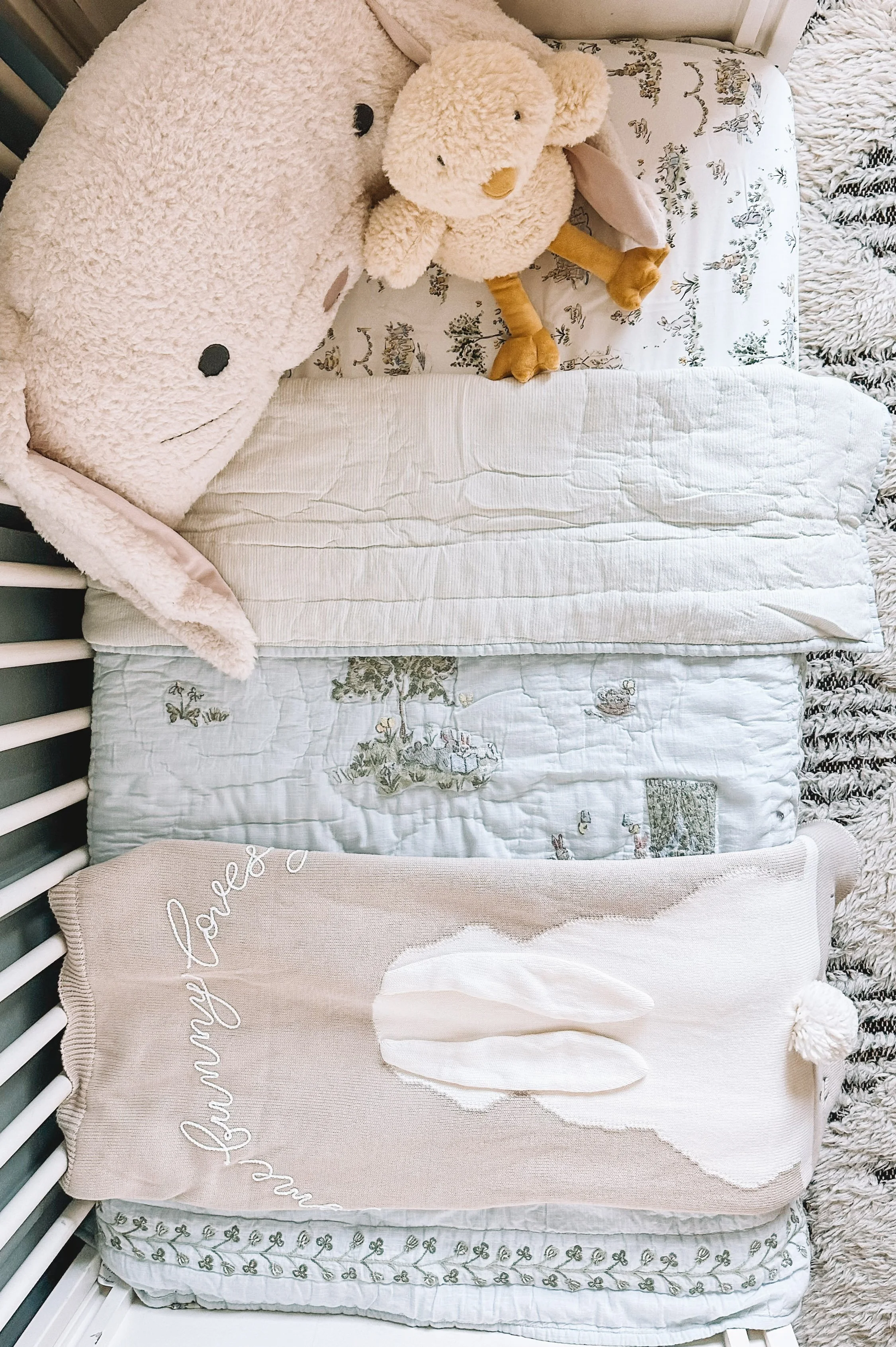 Macallen toddler Easter crib bedding Pottery Barn Kids