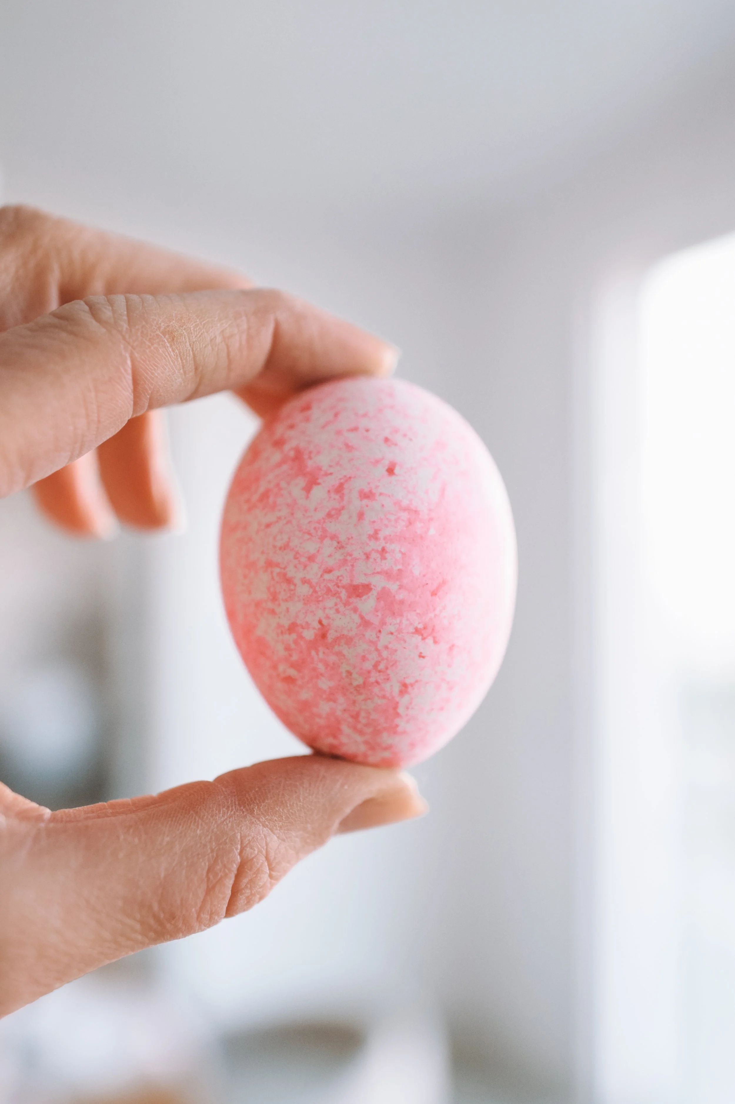 Speckled Rice Dyed Easter Eggs