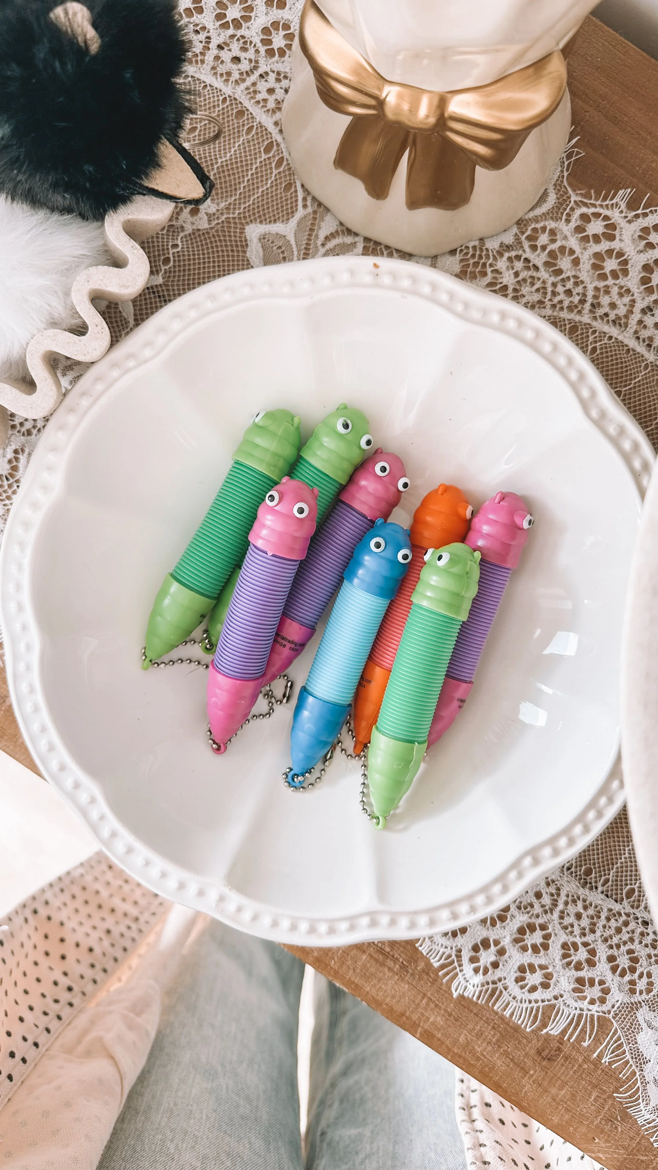 DIY purse party favor station for girls birthday party