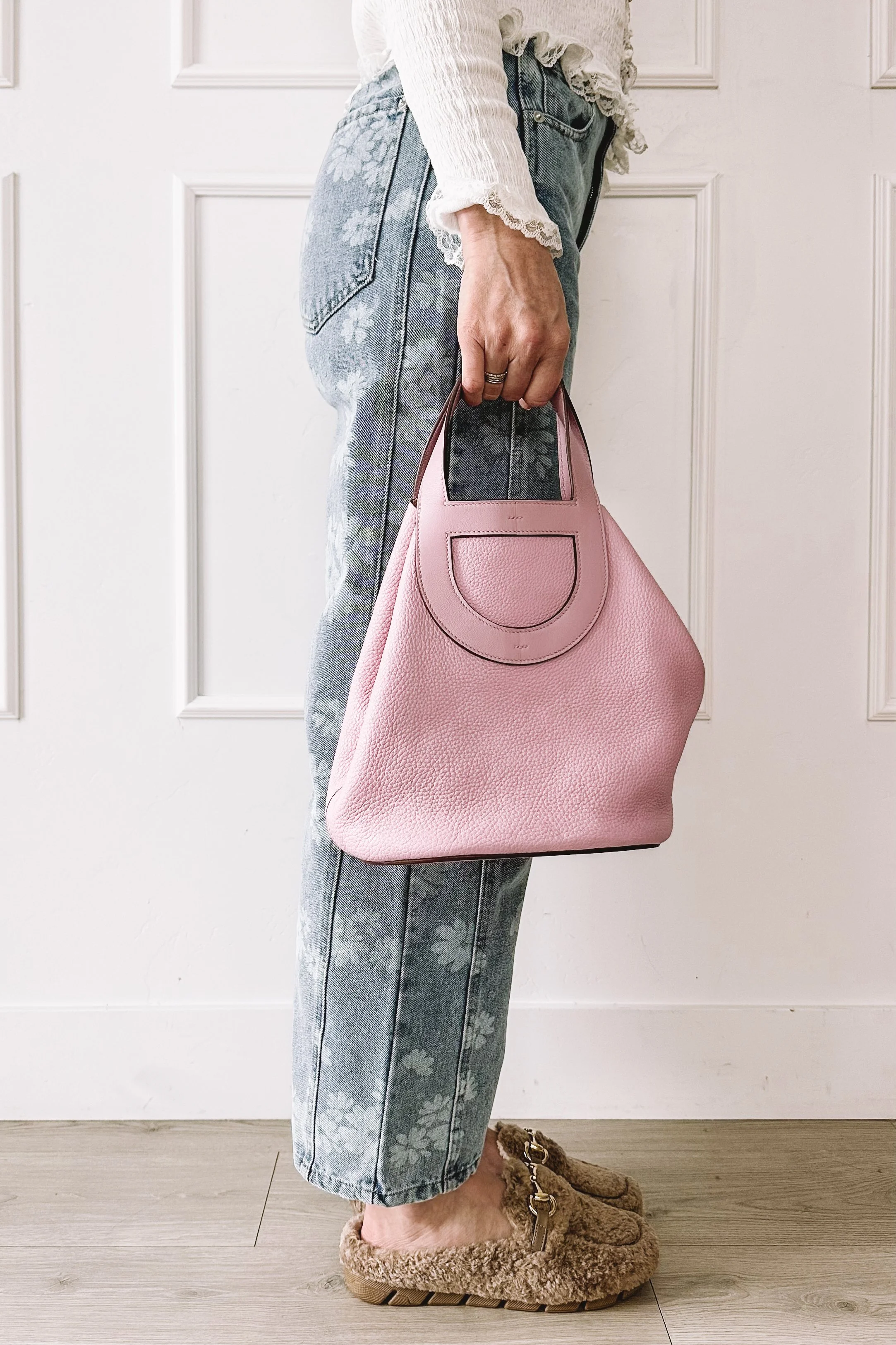 statement denim outfit idea