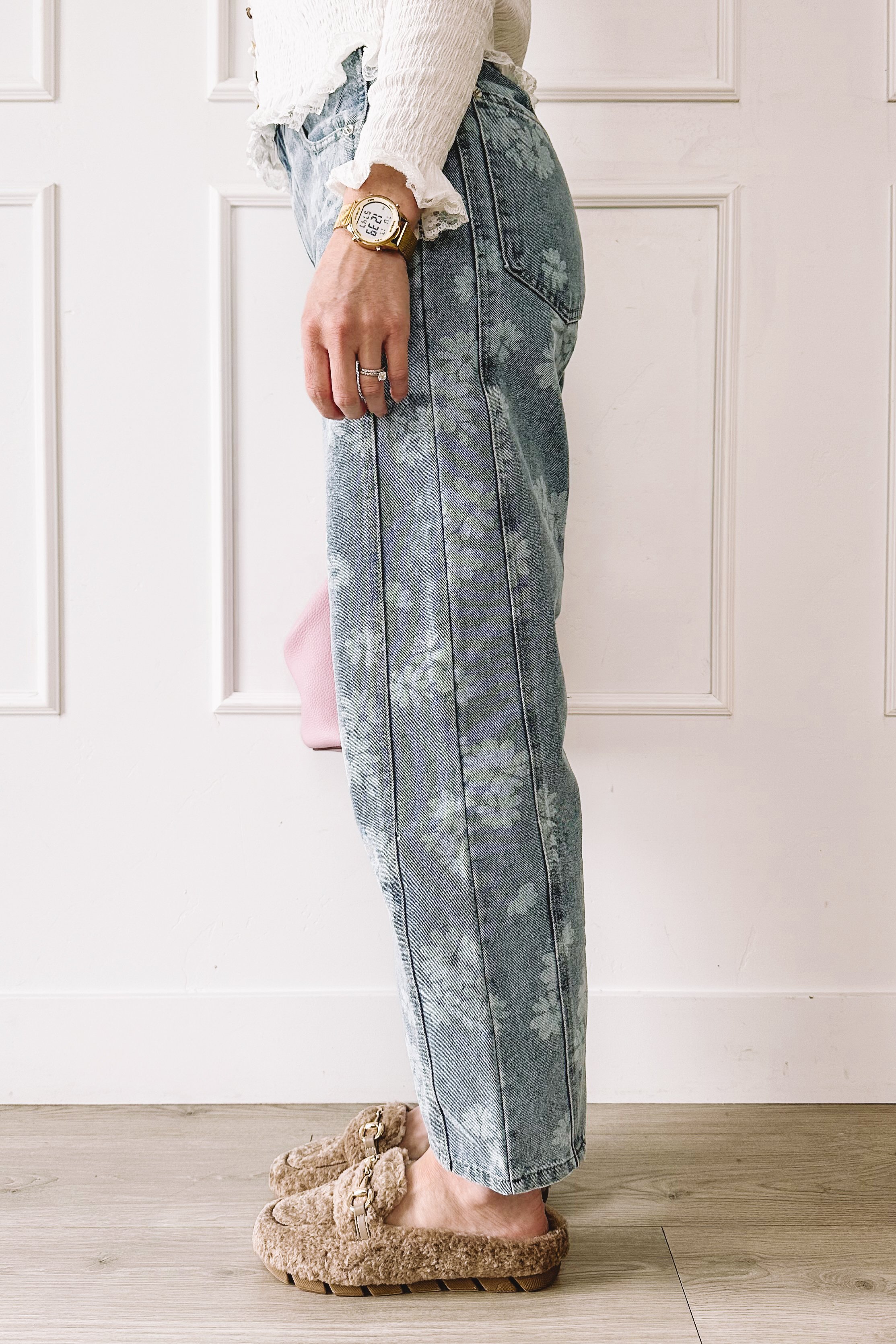 statement denim outfit idea