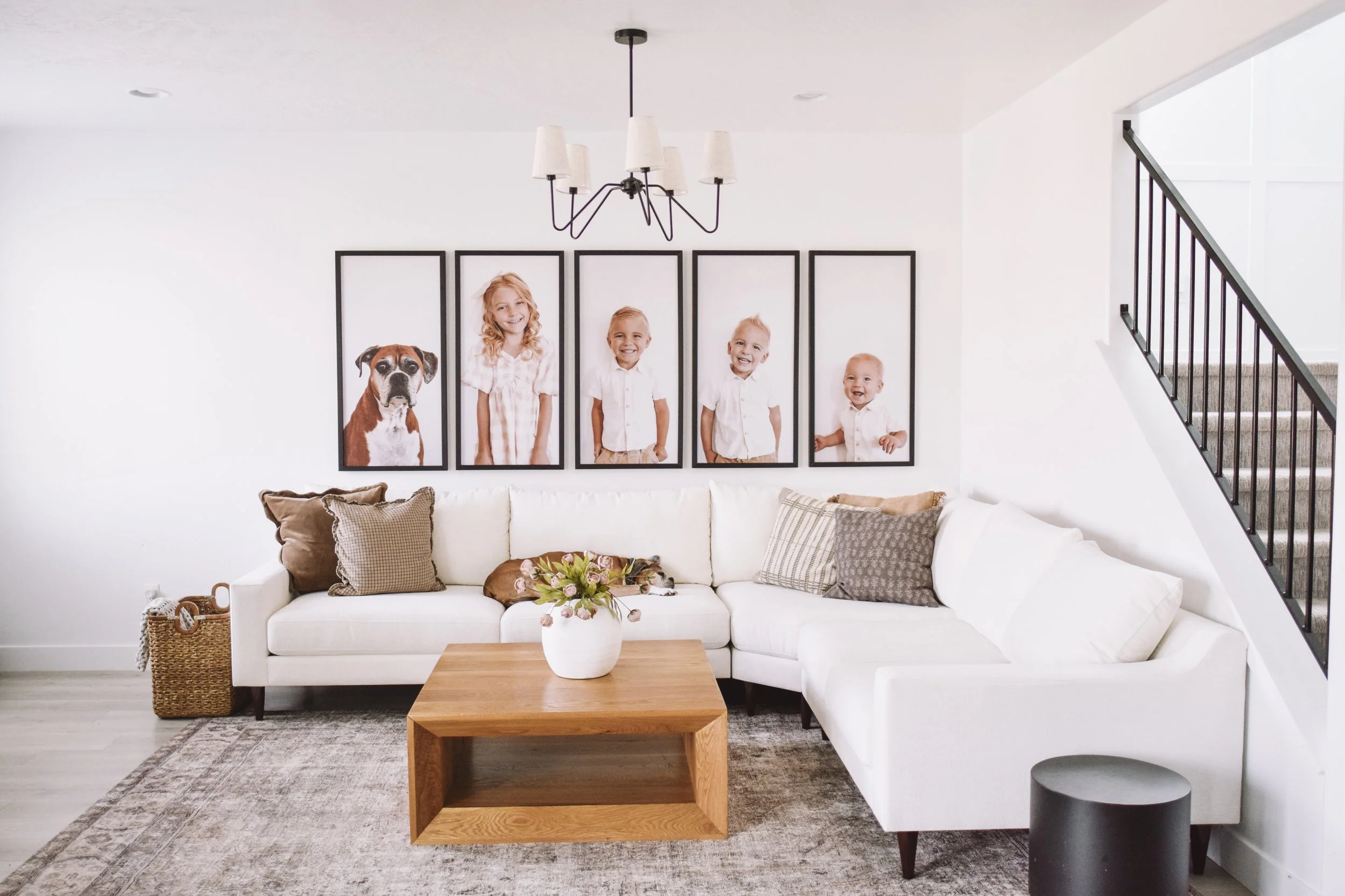 Custom Sectional Living Room from What A Room