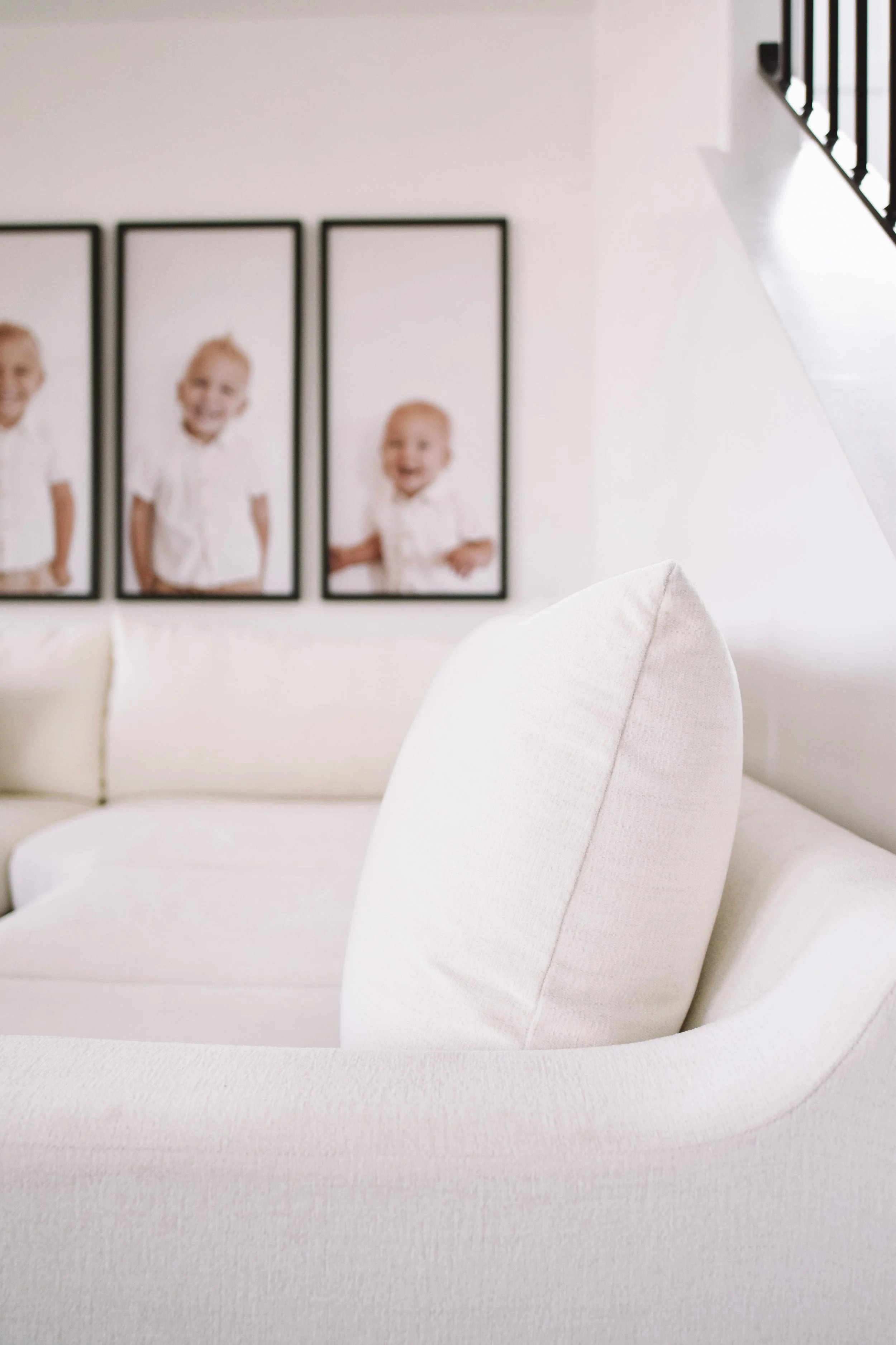 Pet-Friendly, Kid-Friendly Custom Couch from What A Room