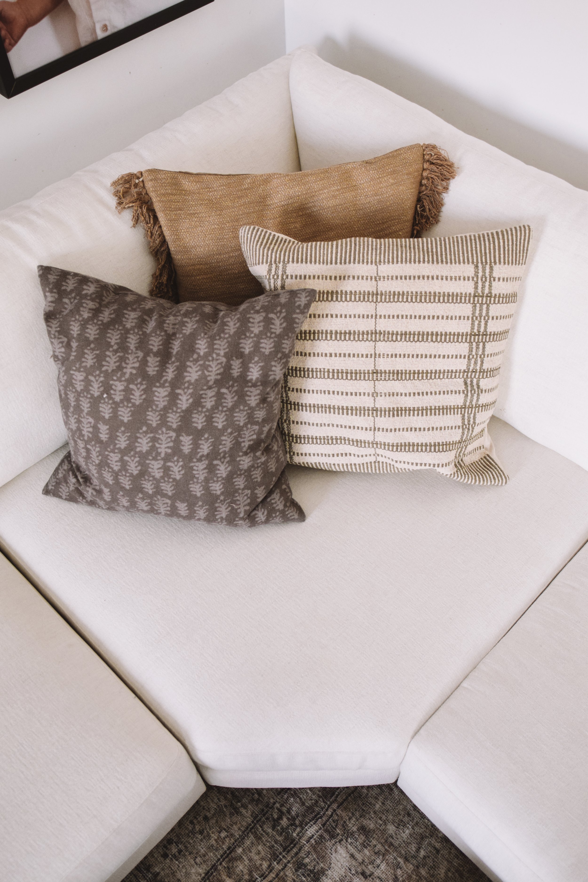 Pet-Friendly, Kid-Friendly Custom Couch from What A Room