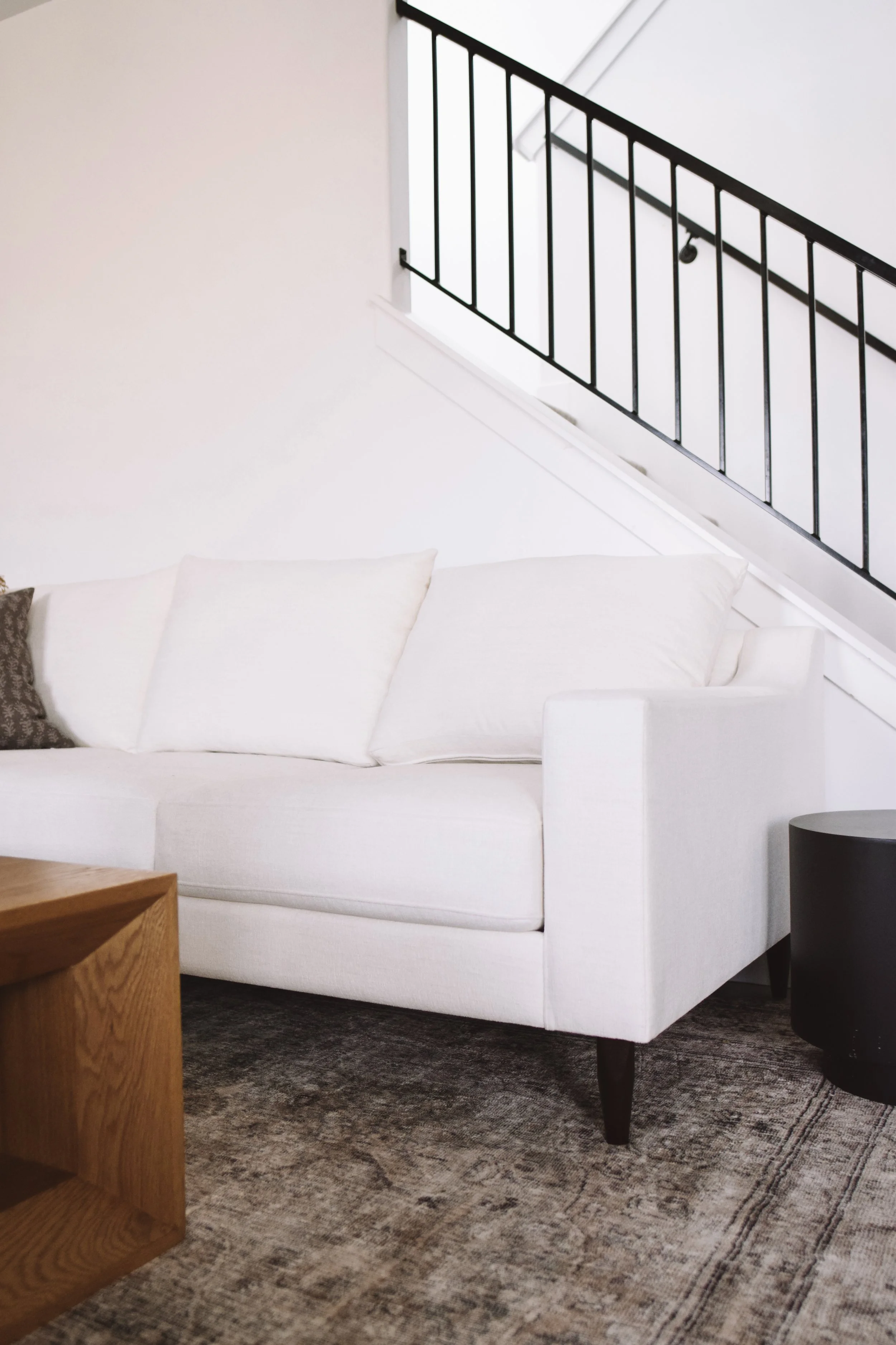 Custom Sofa, Neutral Living Room Inspo - What A Room Review