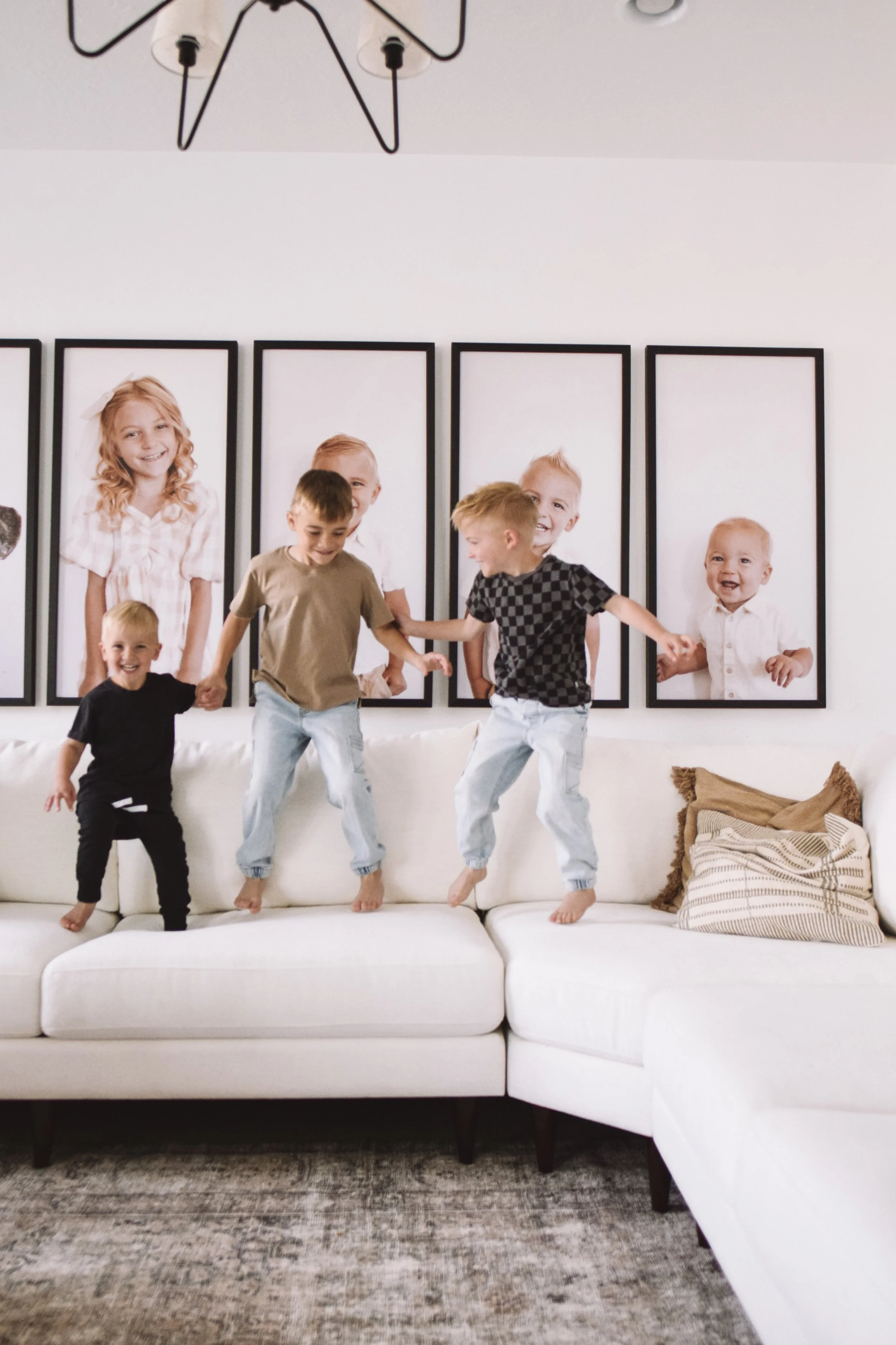 Kid Friendly Custom Sectional from What A Room