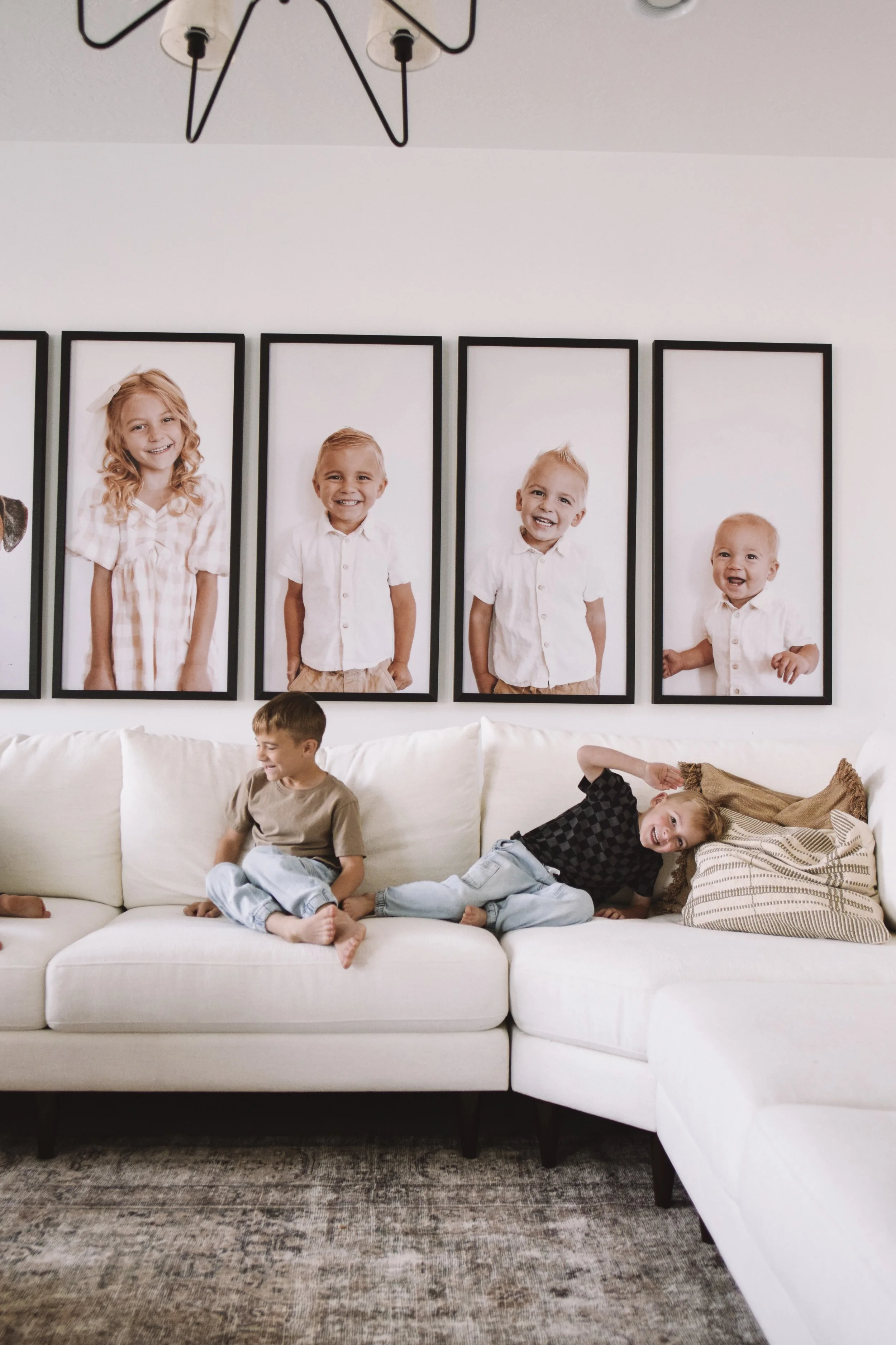 Kid Friendly Custom Sectional from What A Room