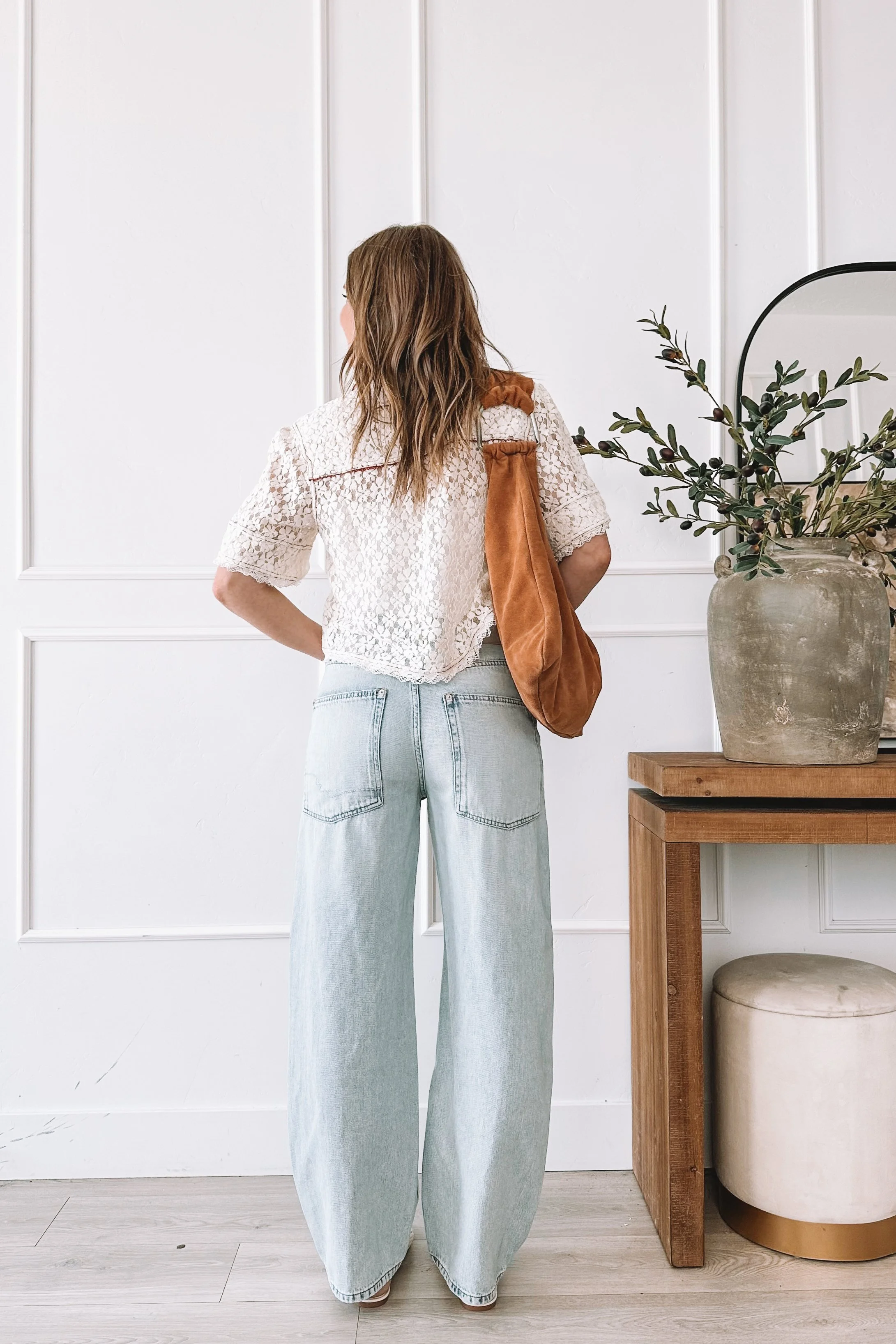 Everyday Outfit Ideas Wide Leg Jeans
