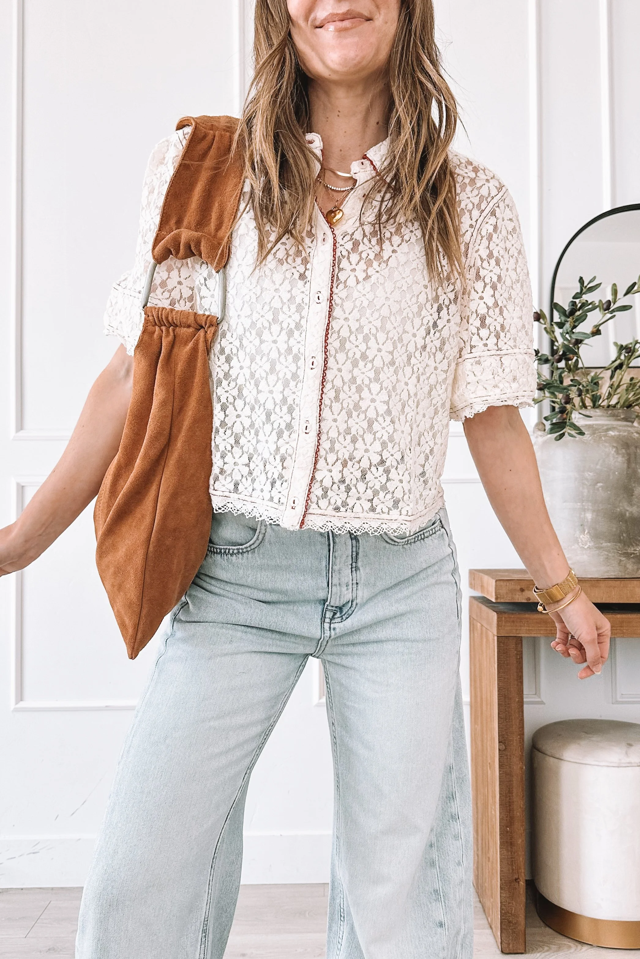 Everyday Outfit Ideas Wide Leg Jeans