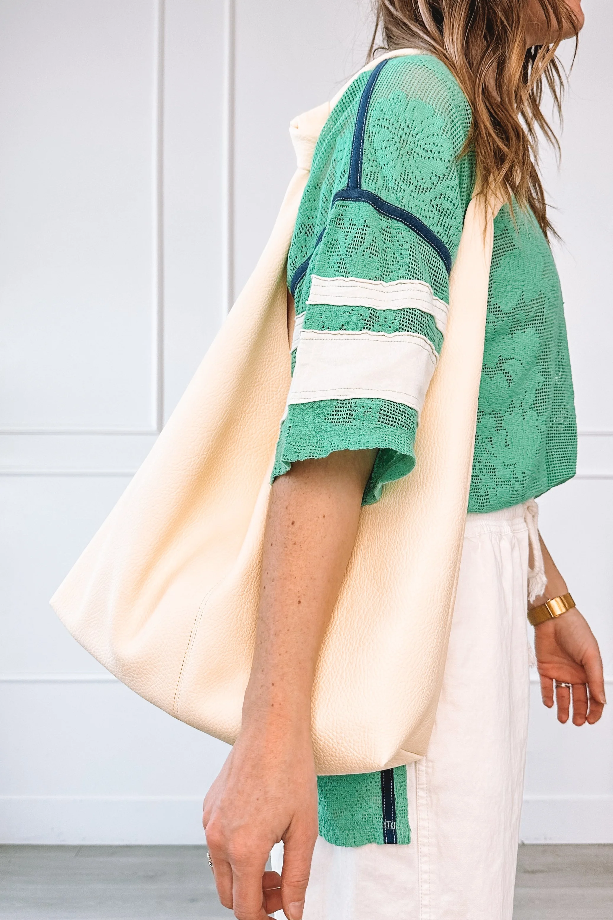 Everyday Outfit With Relaxed Pants And Colorful Top