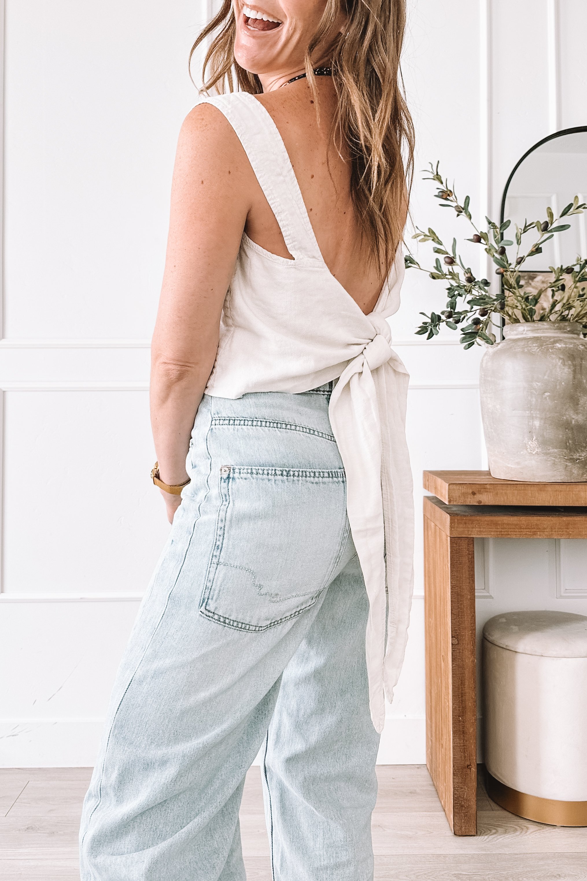 Neutral Everyday Outfit Close Up