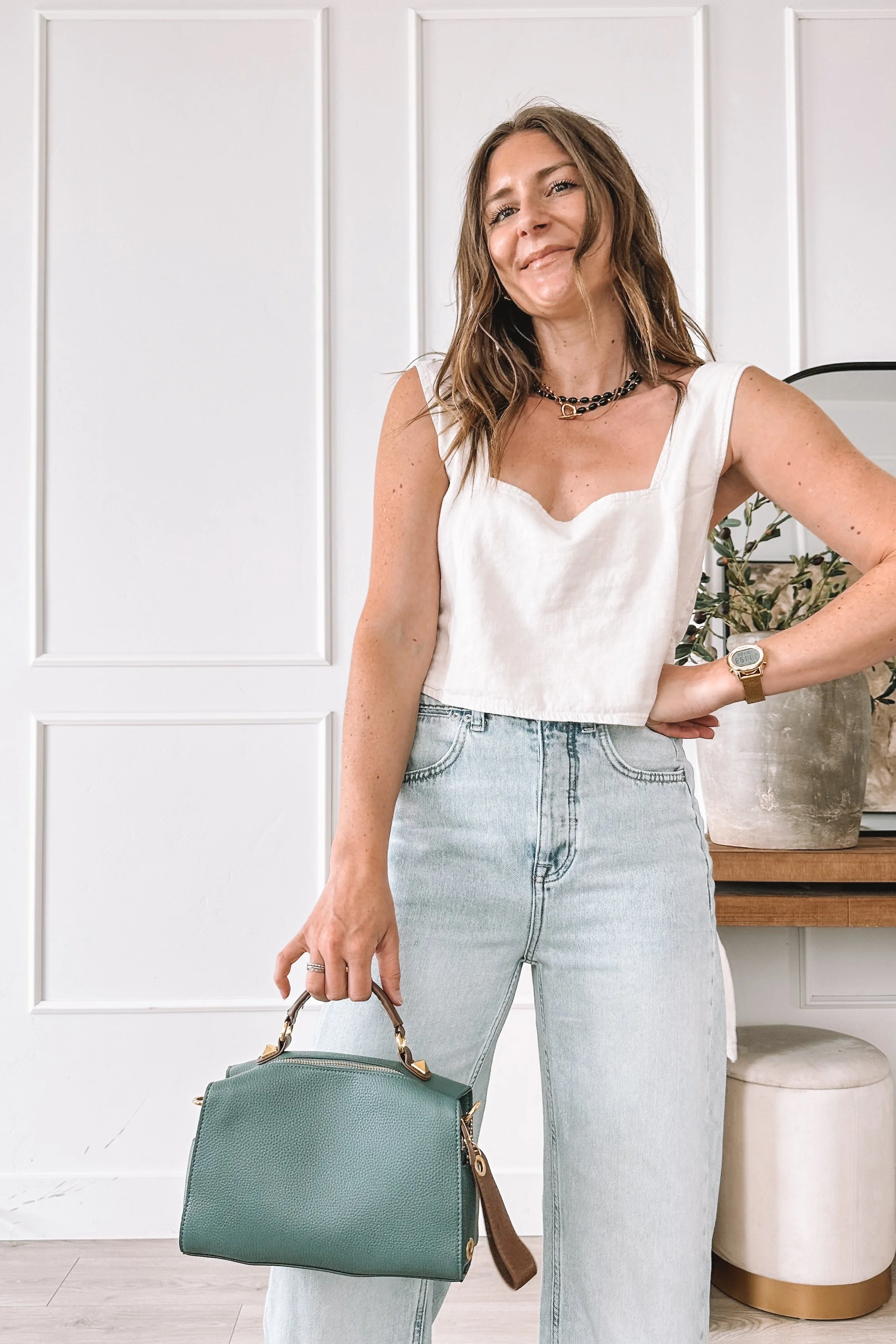 Neutral Everyday Outfit Close Up