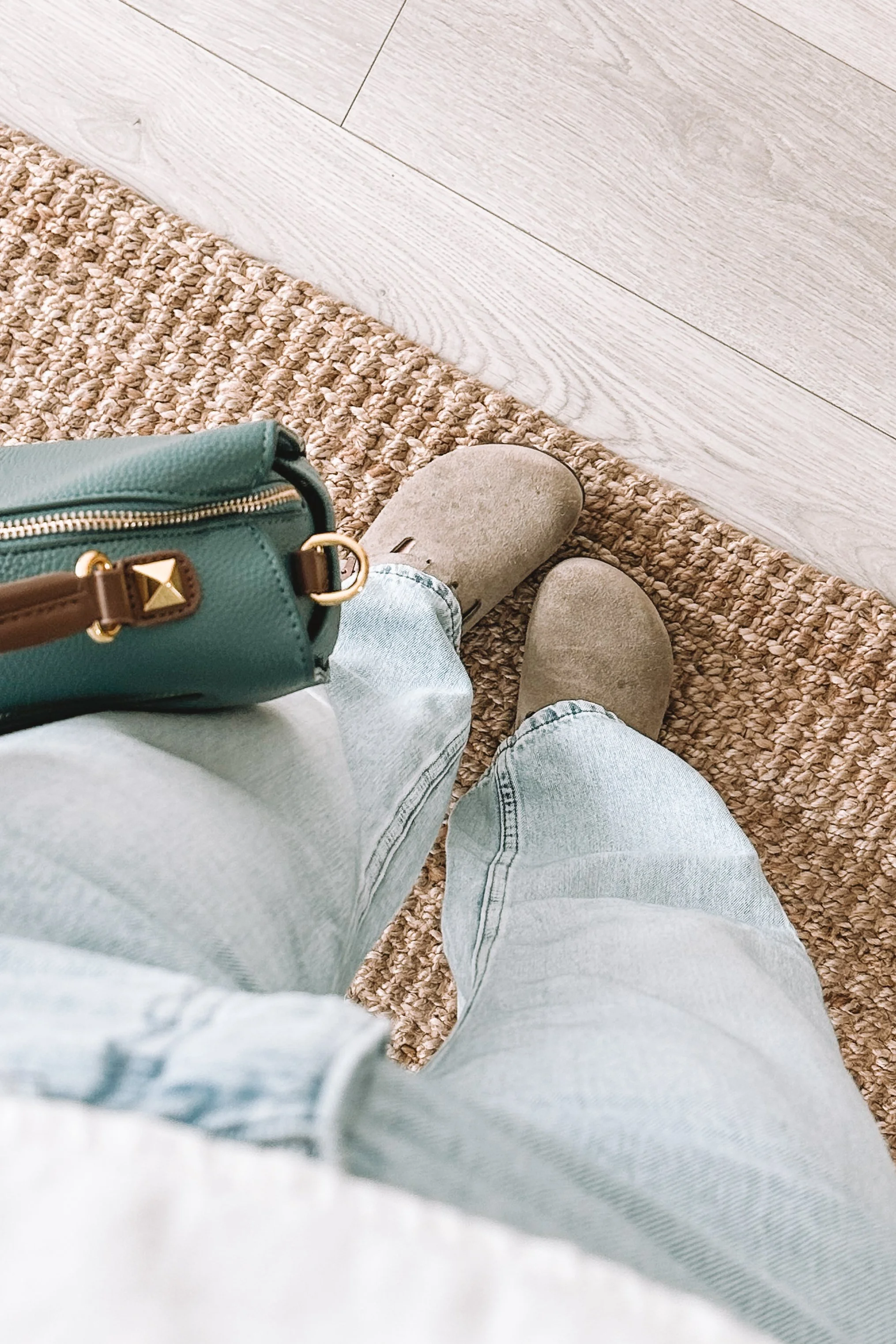 Open Back Top and Jeans Full Outfit