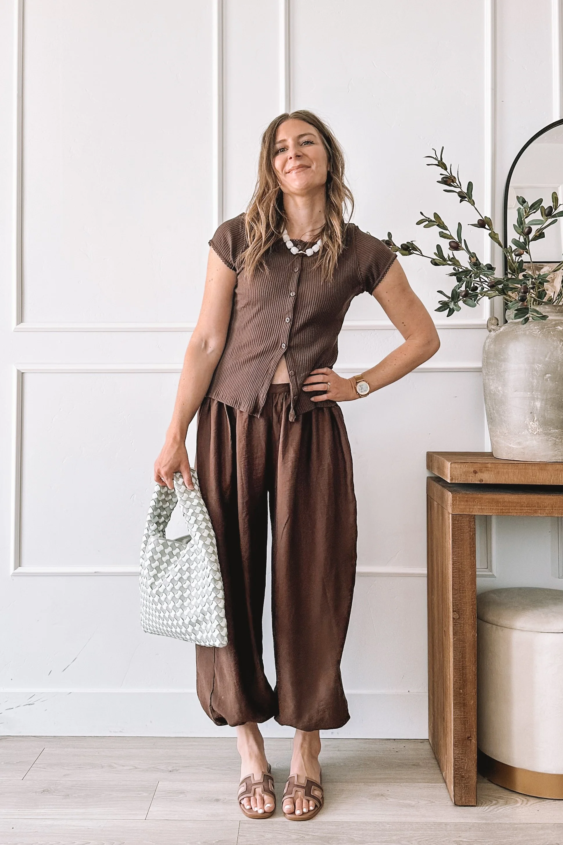 amazon outfit with designer bag vivrelle