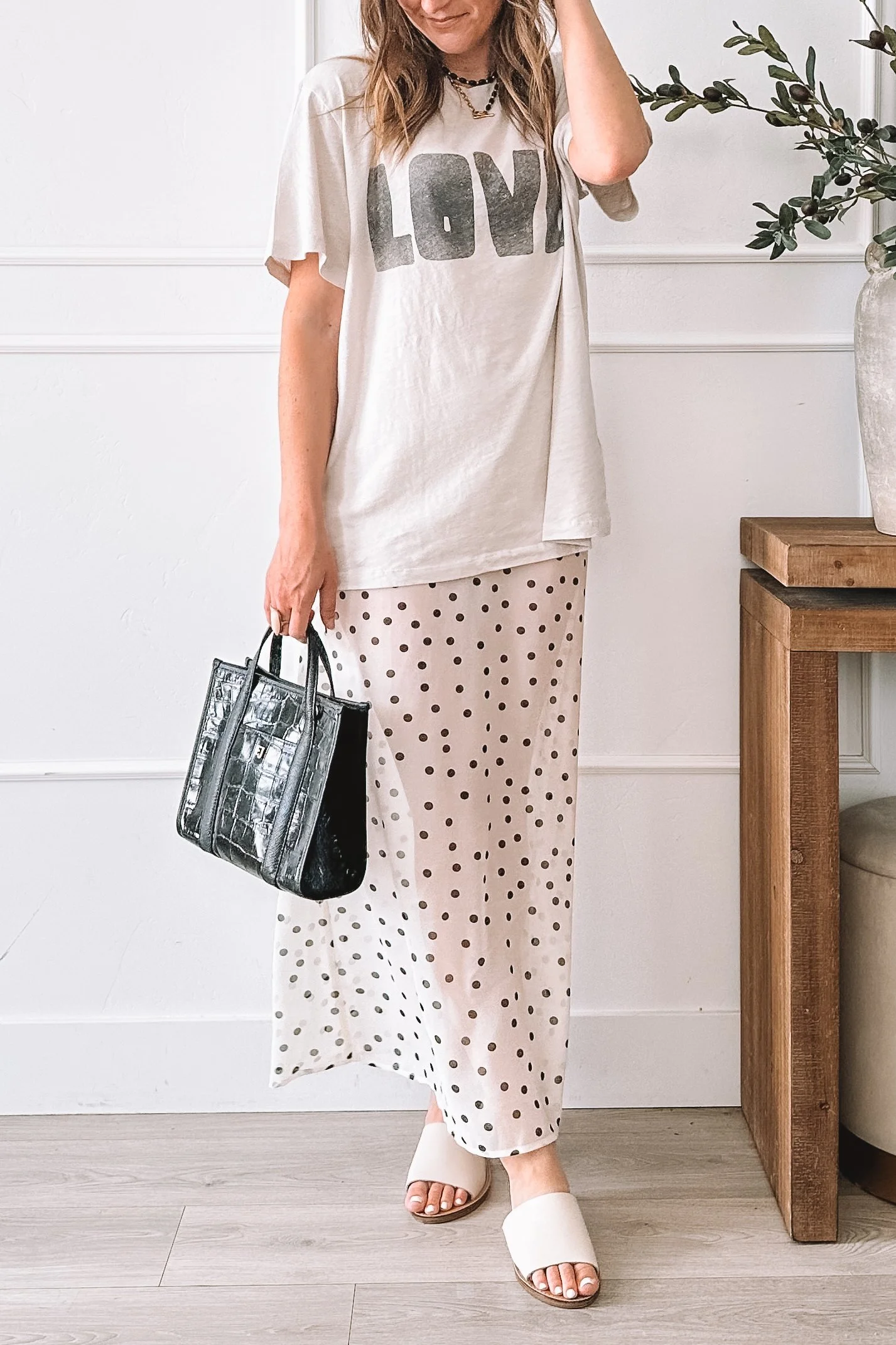 Spring OOTD Polka Dot Skirt Outfit Ideas for Everyday Wear