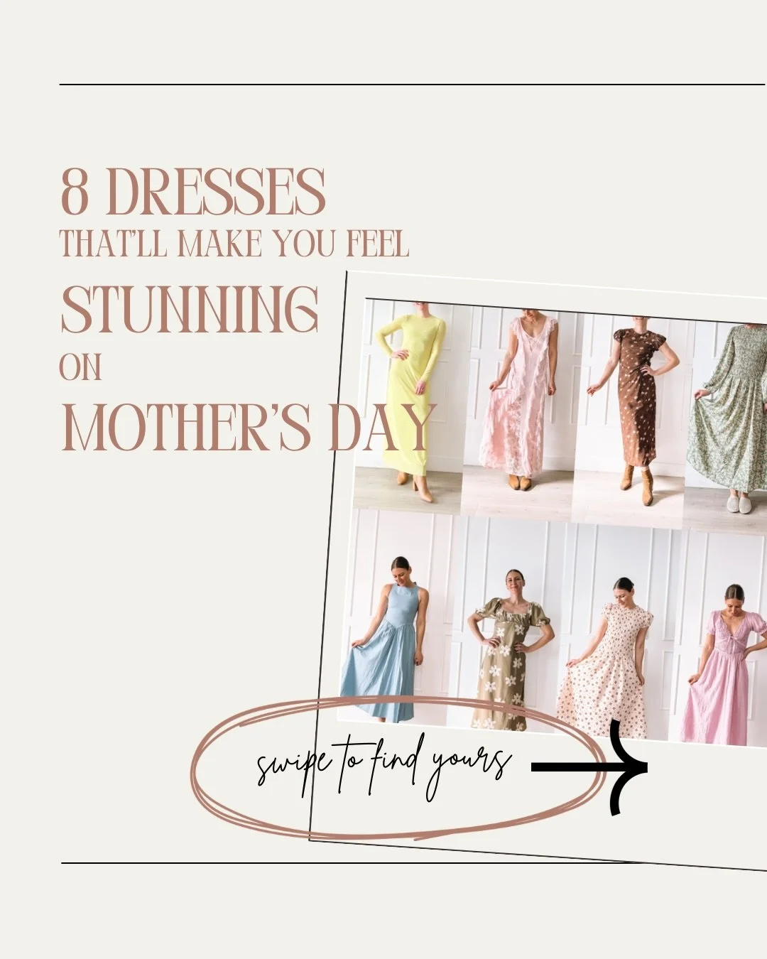 SAVE THIS for Mother&rsquo;s Day dress inspo 🤍

8 dresses that&rsquo;ll make you feel stunning on your day. Which one are you? Comment your number below👇🏼

Comment DRESS and I&rsquo;ll send you all the links!​​​​​​​​​​​​​​​​