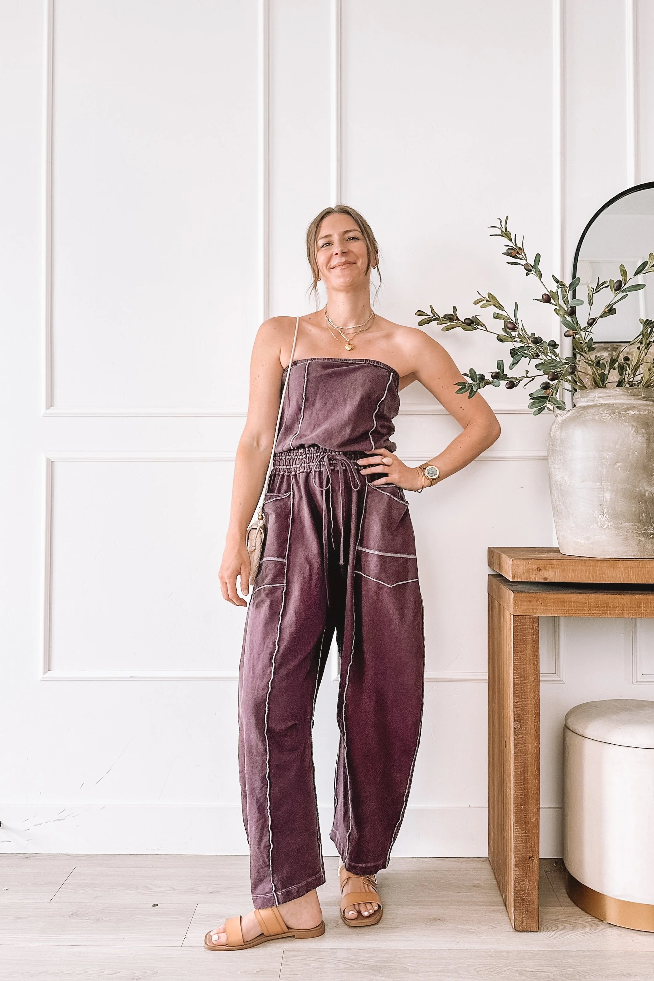 free people jumpsuit everyday outfit idea