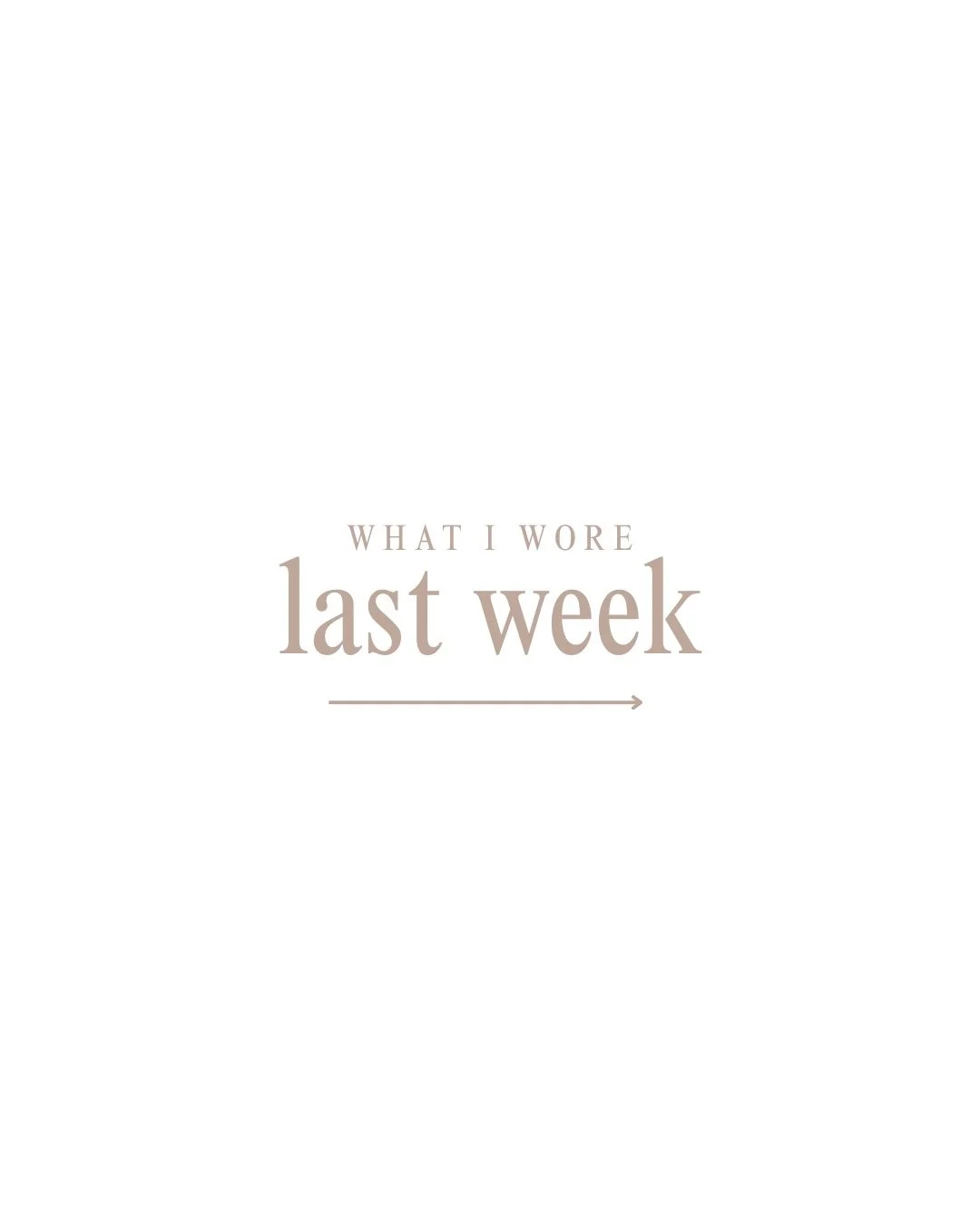 SAVE THIS to your outfit inspo folder &hearts;︎

7 outfits from last week that prove getting dressed doesn&rsquo;t have to be complicated. Casual, easy and actually wearable for real life!

Swipe through for all the details and comment OUTFITS and I&