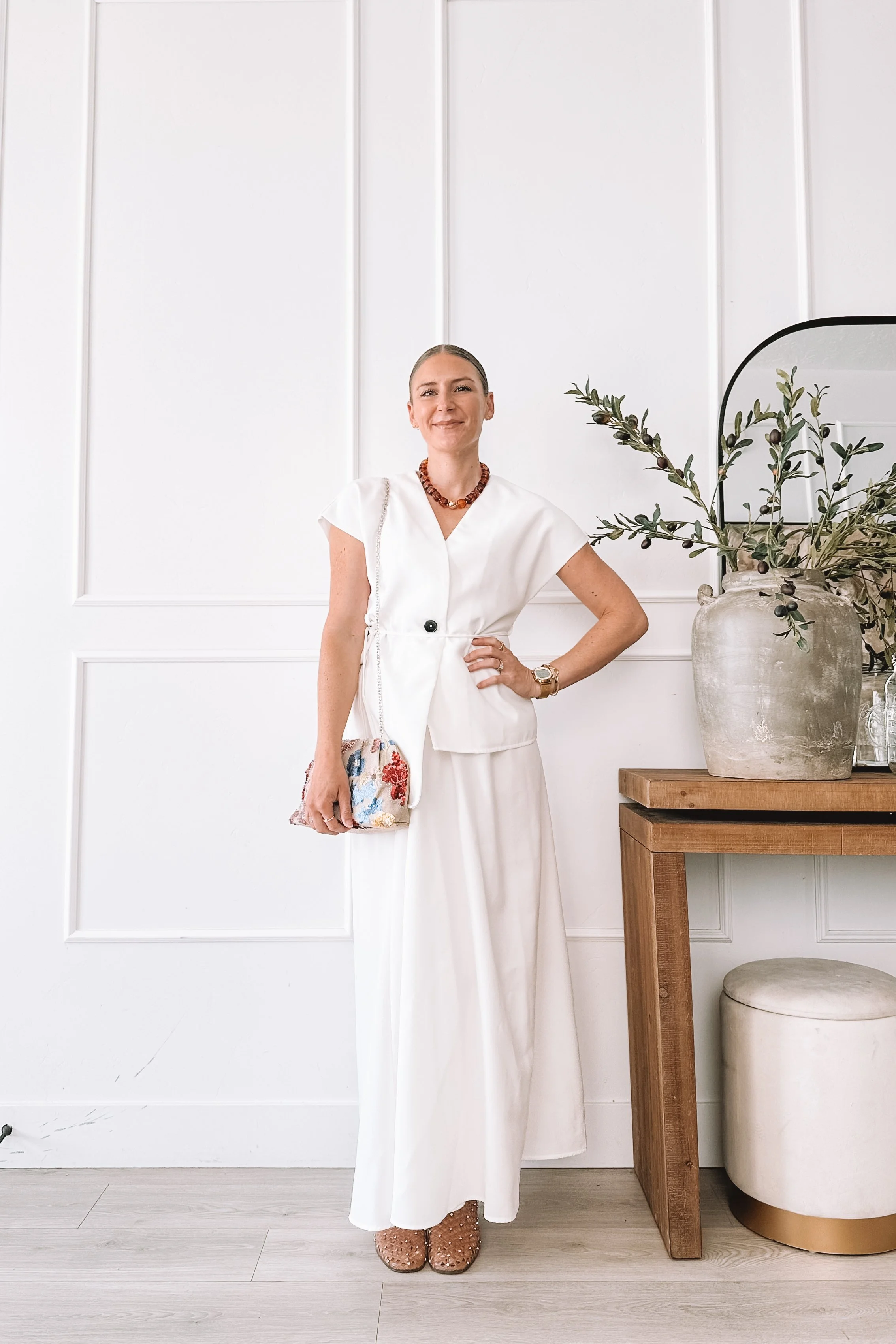 ChicWish White Maxi Skirt Set Outfit Summer 2026