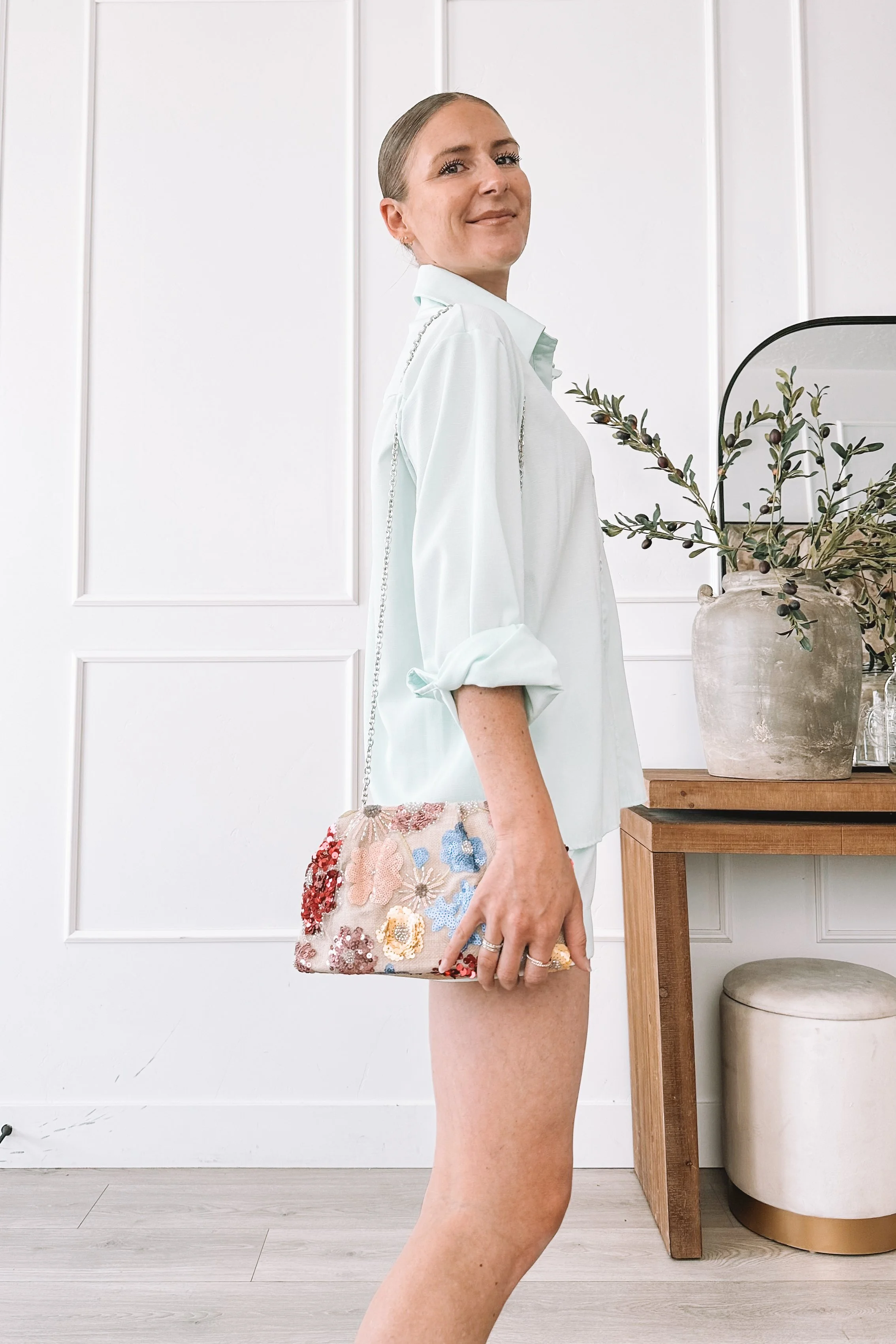 Chicwish Mint Shirt and Shorts Matching Set Summer 2026