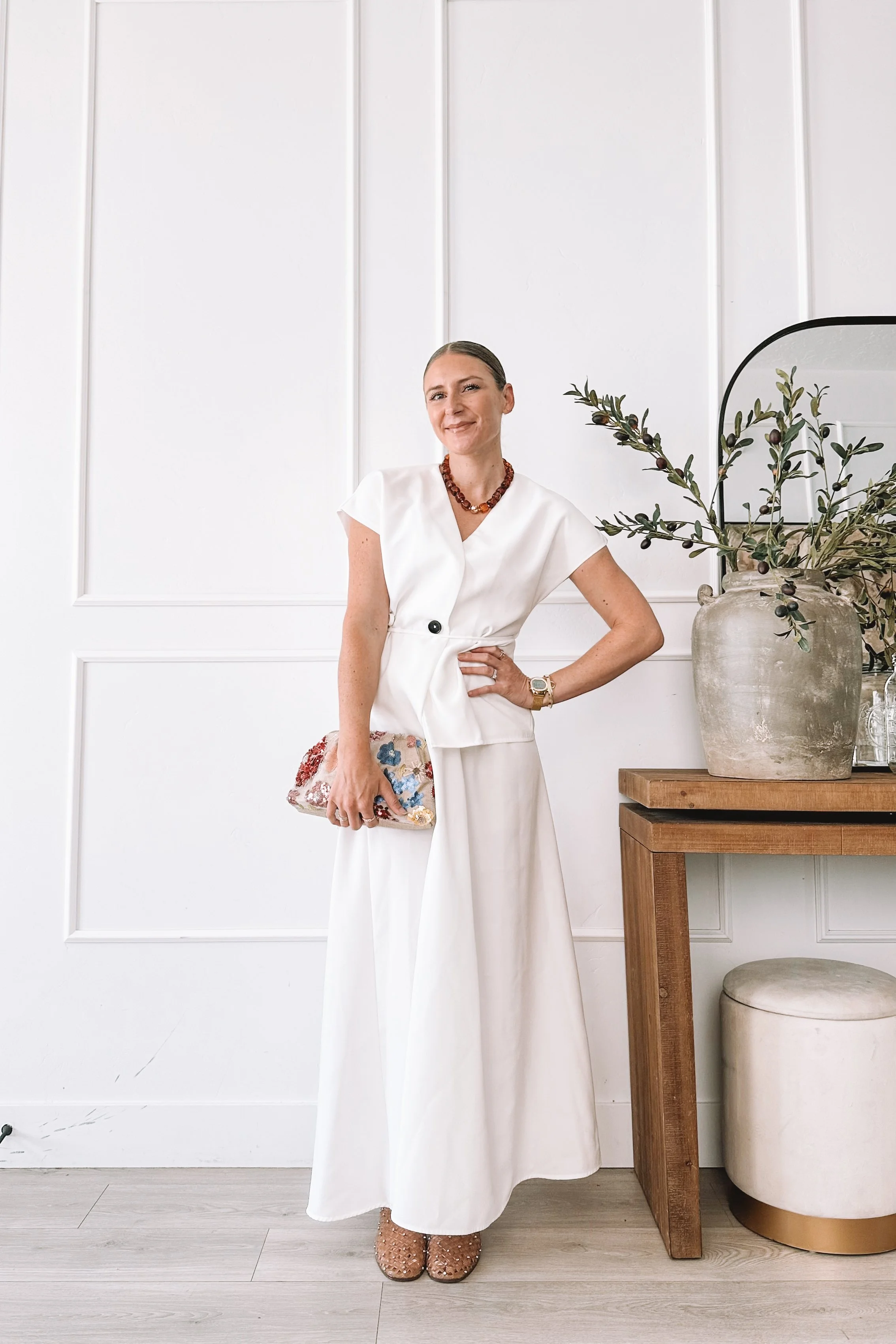 ChicWish White Maxi Skirt Set Outfit Summer 2026