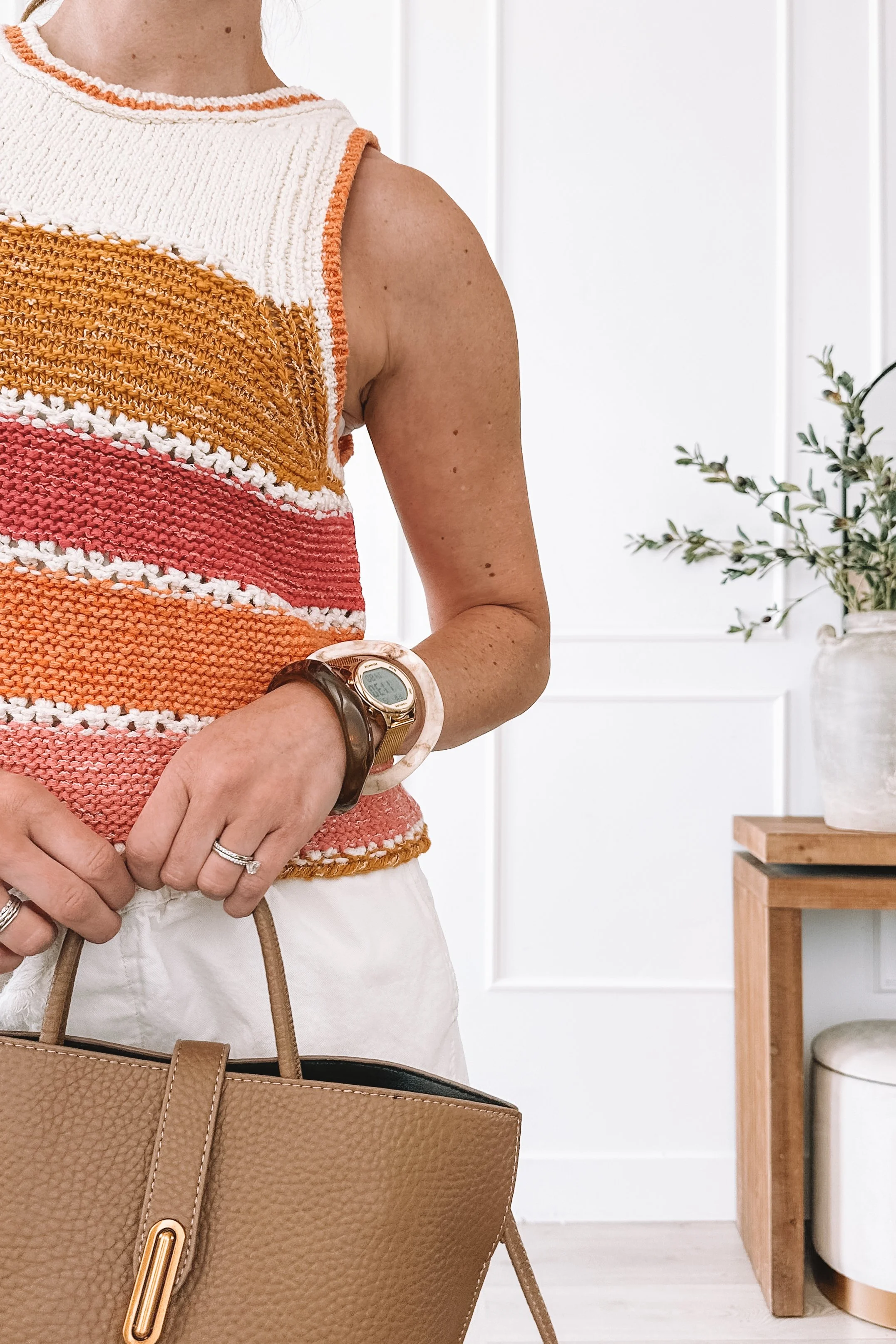 Striped Crochet Top Outfit Ideas Women Summer 2026