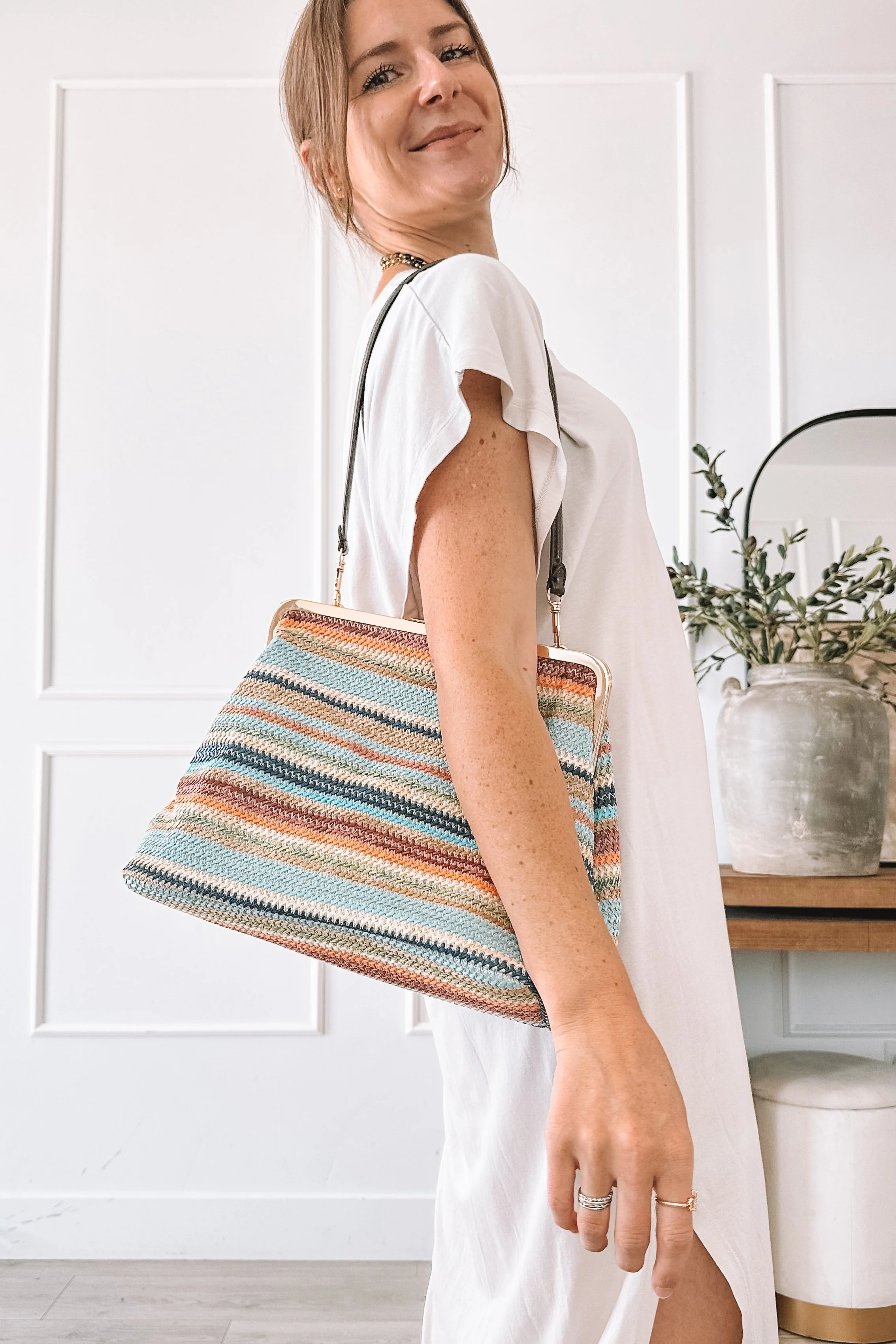 Everyday Midi Dress Summer Outfit Idea