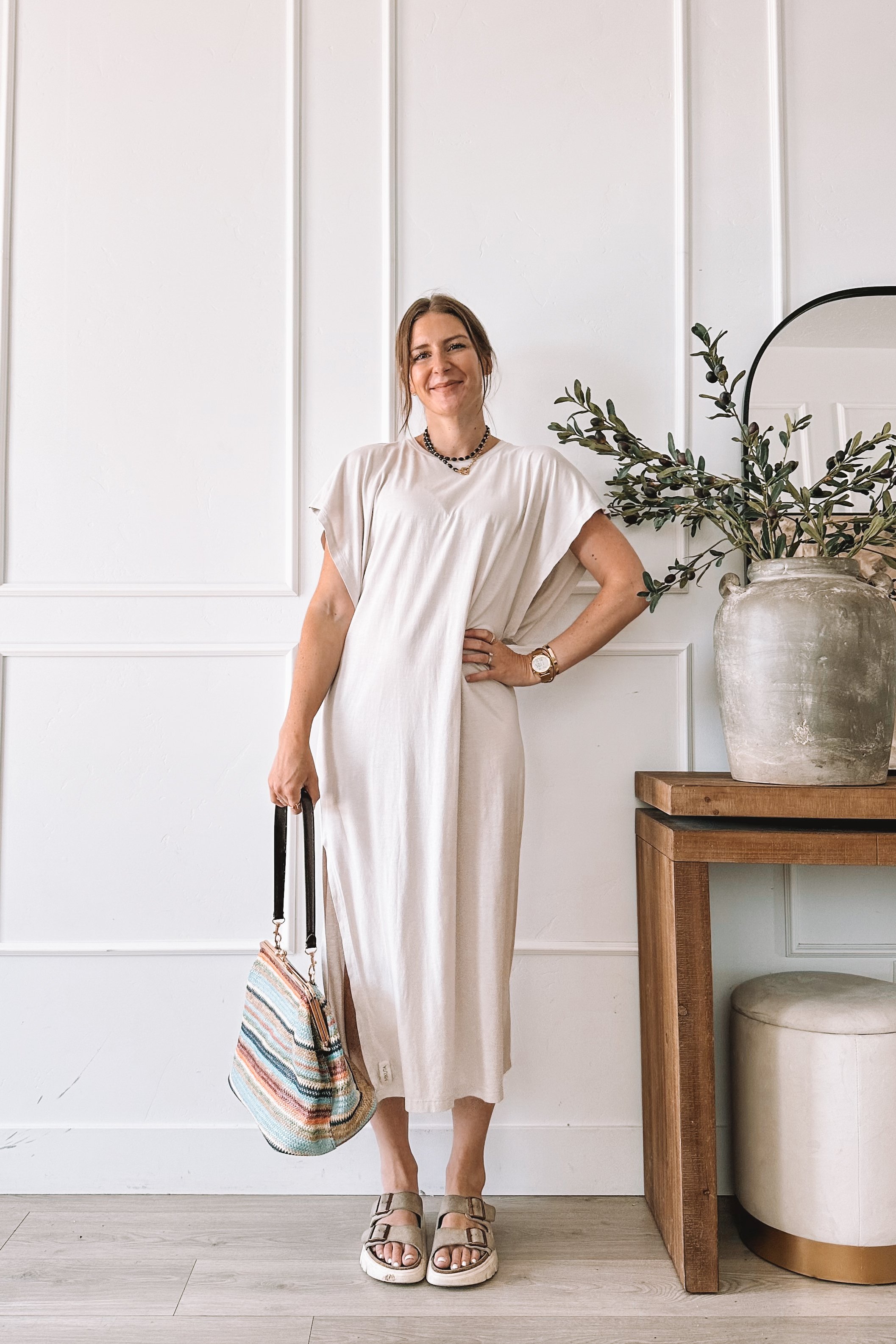 Mom Fashion Everyday Midi Dress Style