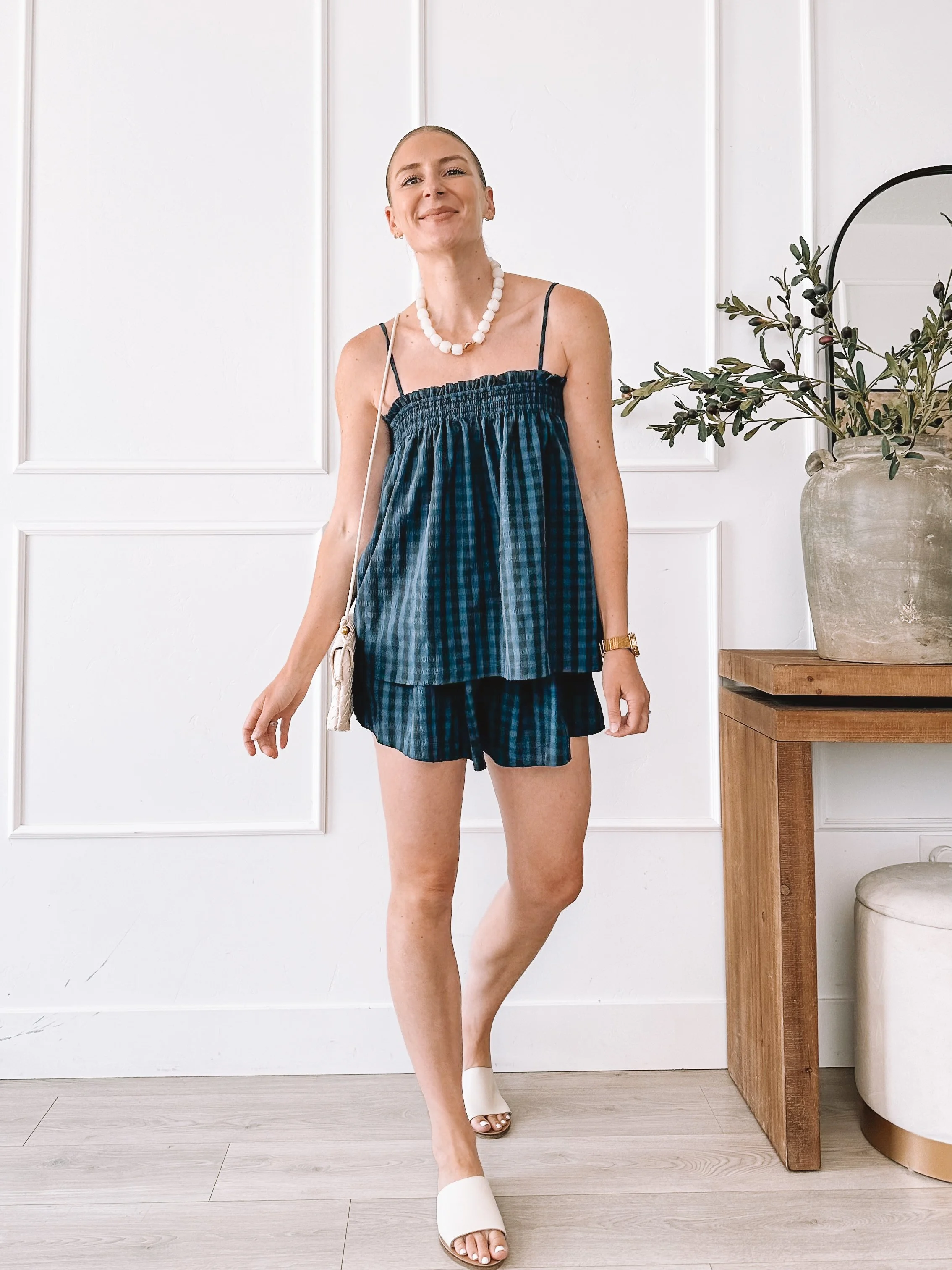 Everyday Summer Outfit With Steve Madden Slides