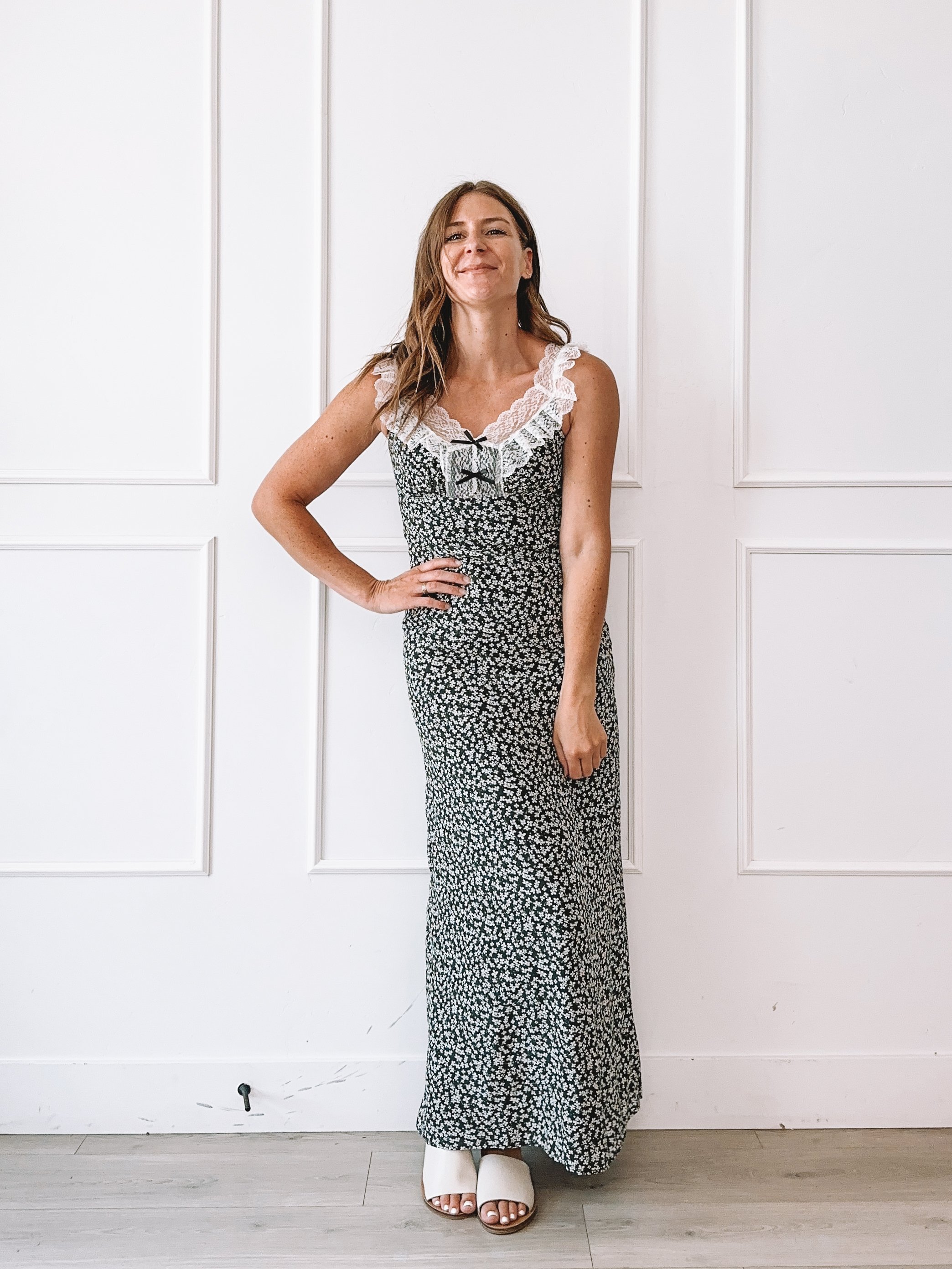Everyday Summer Outfit Floral Maxi Dress