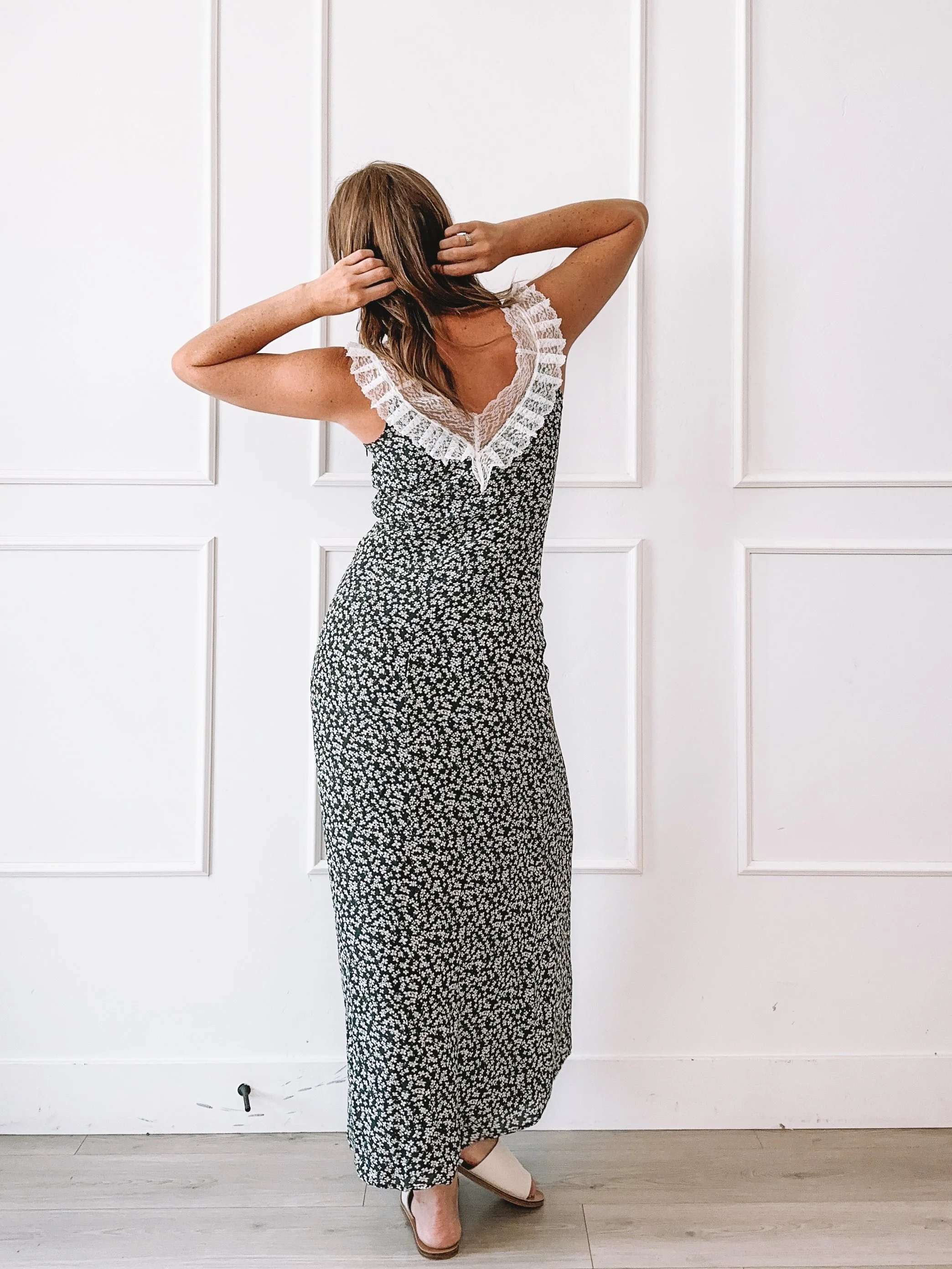 Everyday Summer Outfit Floral Maxi Dress