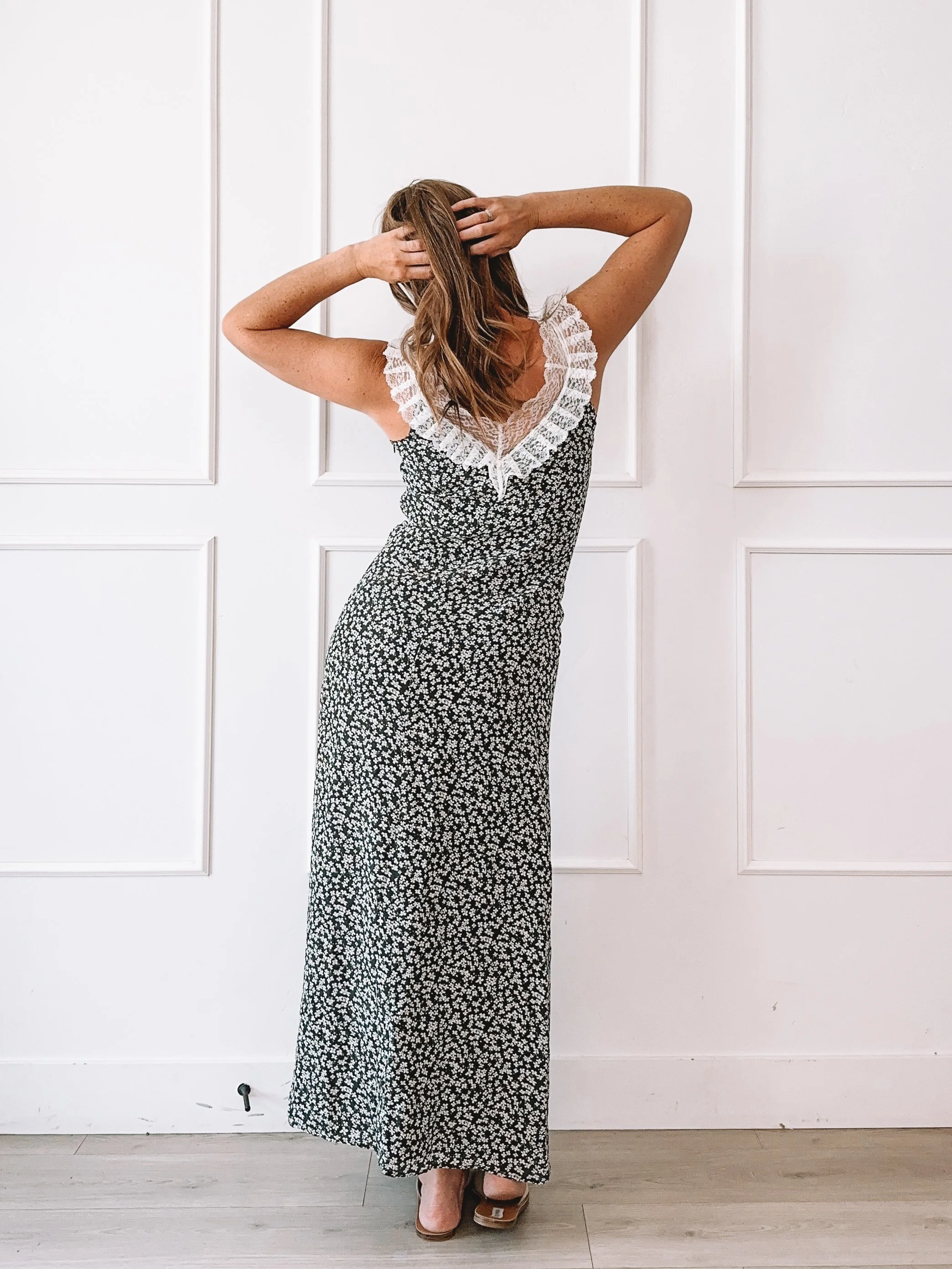 Everyday Summer Outfit Floral Maxi Dress