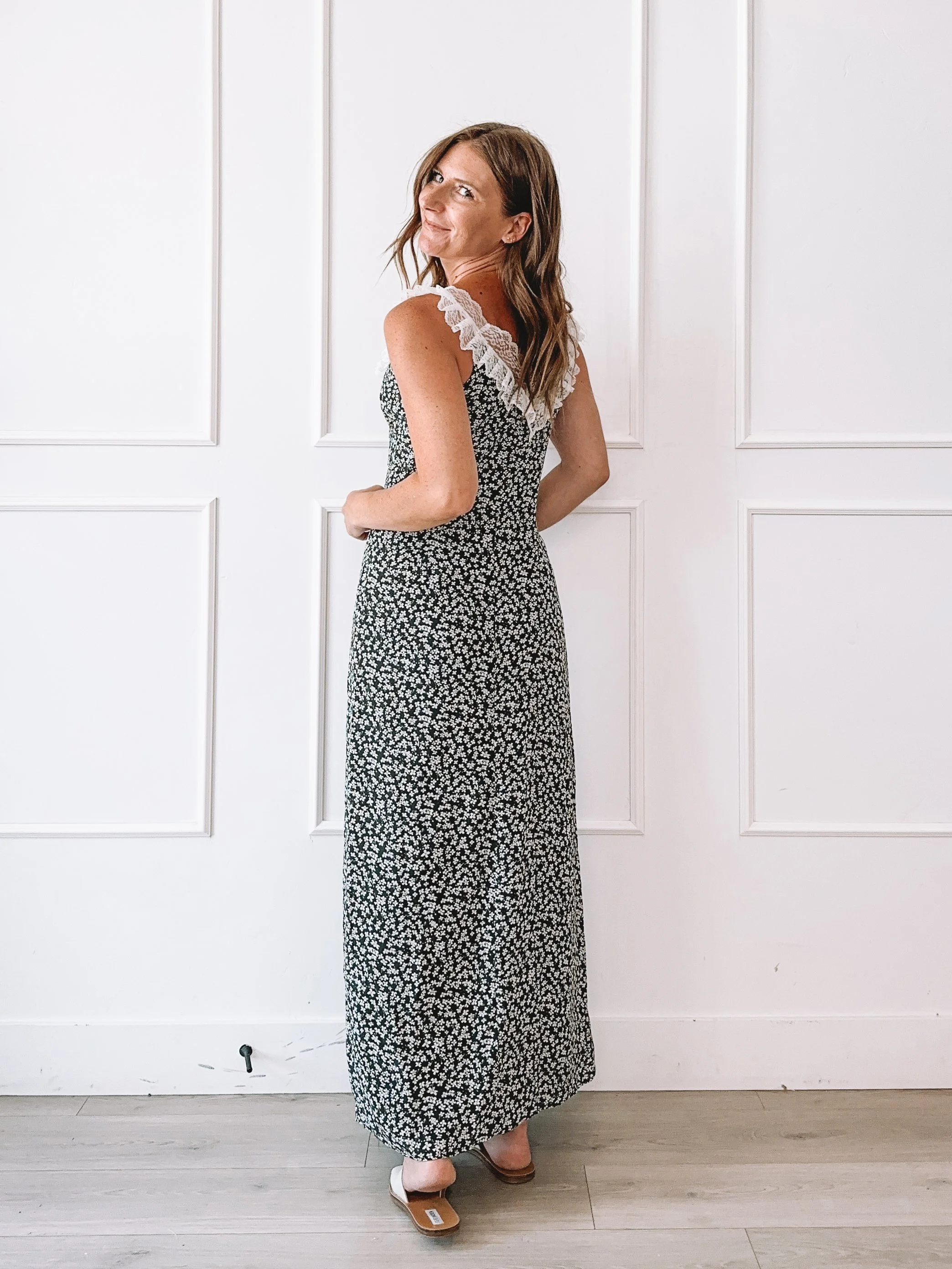 Everyday Summer Outfit Floral Maxi Dress