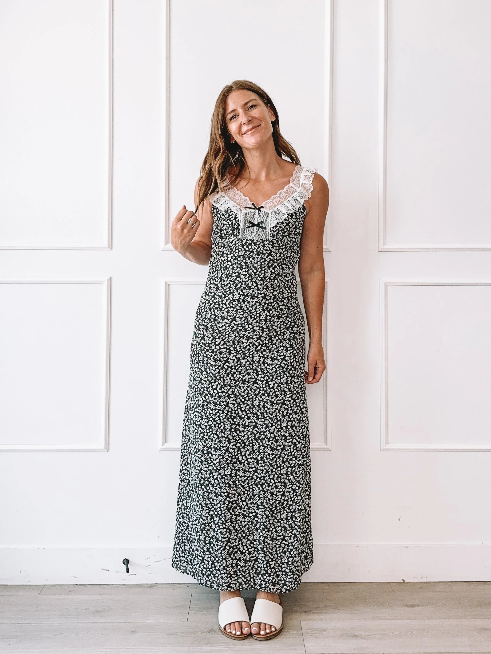 Everyday Summer Outfit Floral Maxi Dress